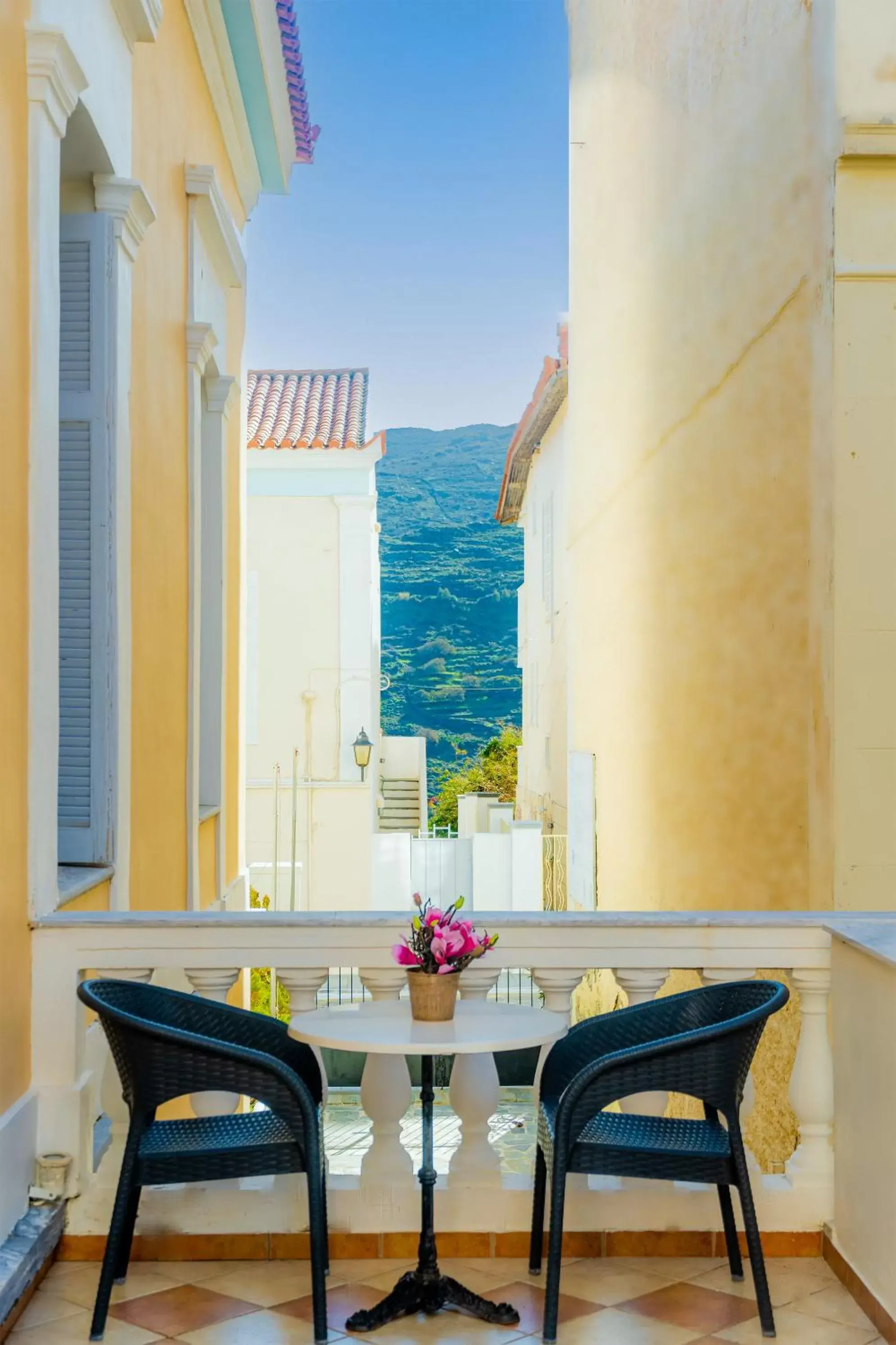 Balcony/Terrace in Archontiko Eleni Boutique Hotel