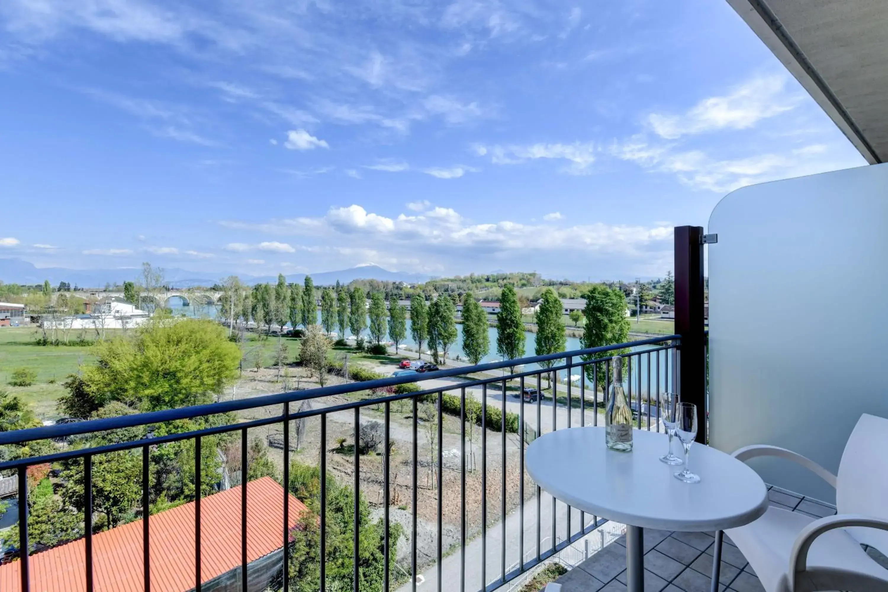 View (from property/room), Balcony/Terrace in Hotel Rivus