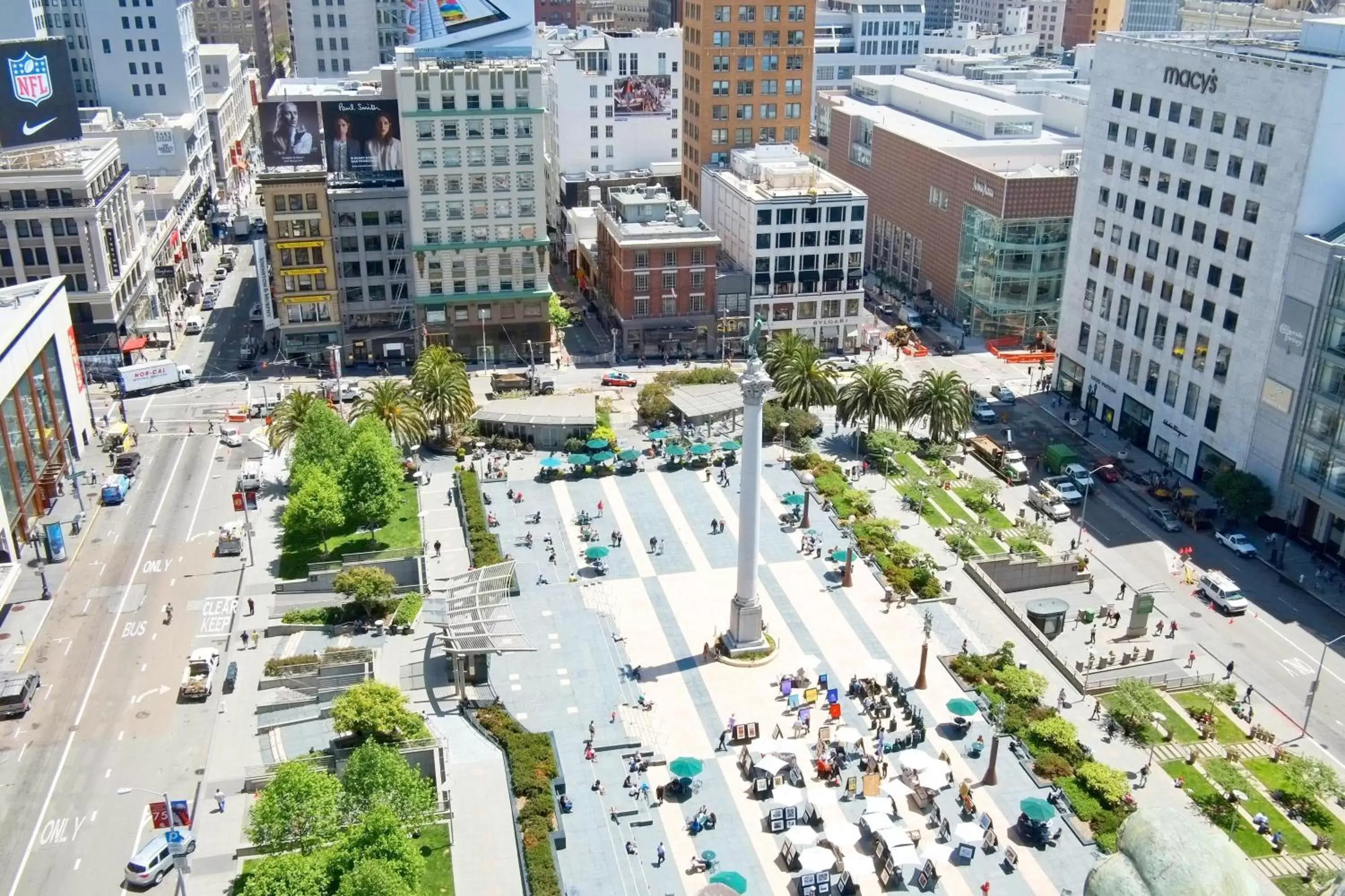 Property building, Bird's-eye View in The Westin St. Francis San Francisco on Union Square