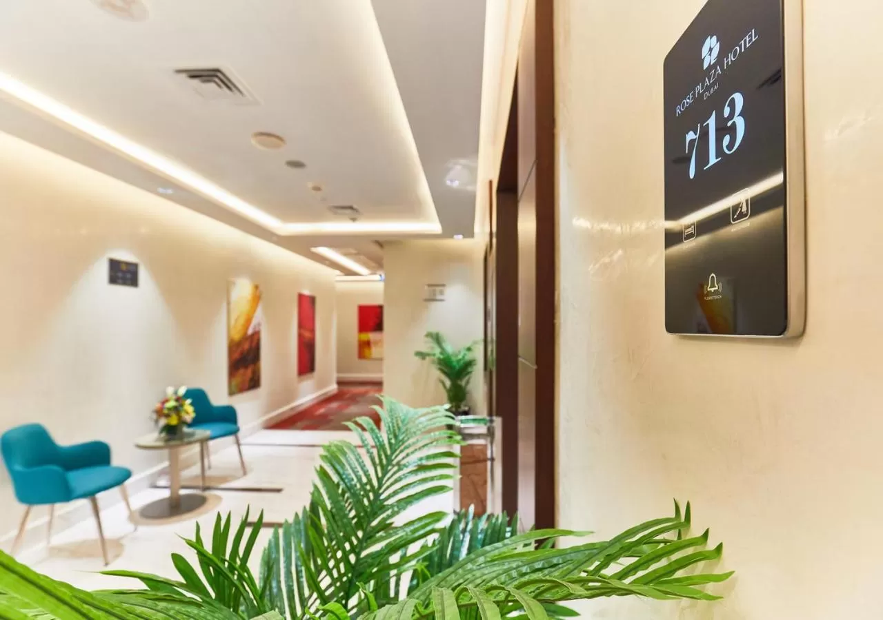 Patio in Rose Plaza Hotel Al Barsha