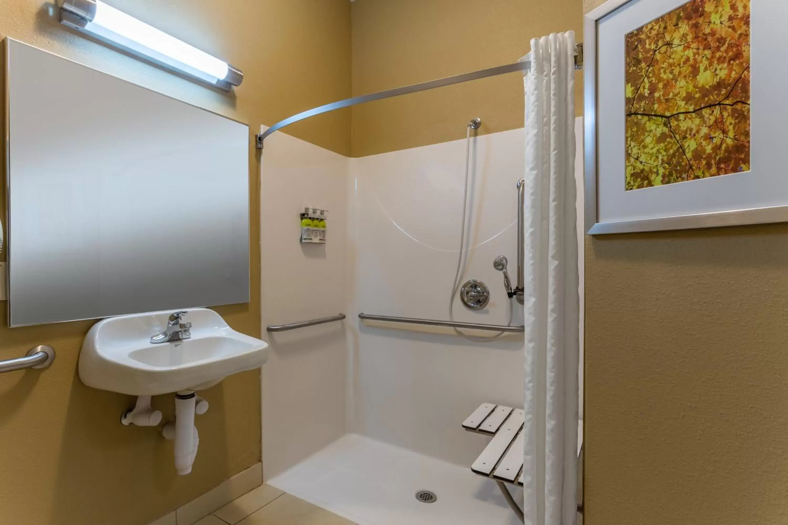 Photo of the whole room, Bathroom in Candlewood Suites South Bend Airport, an IHG Hotel