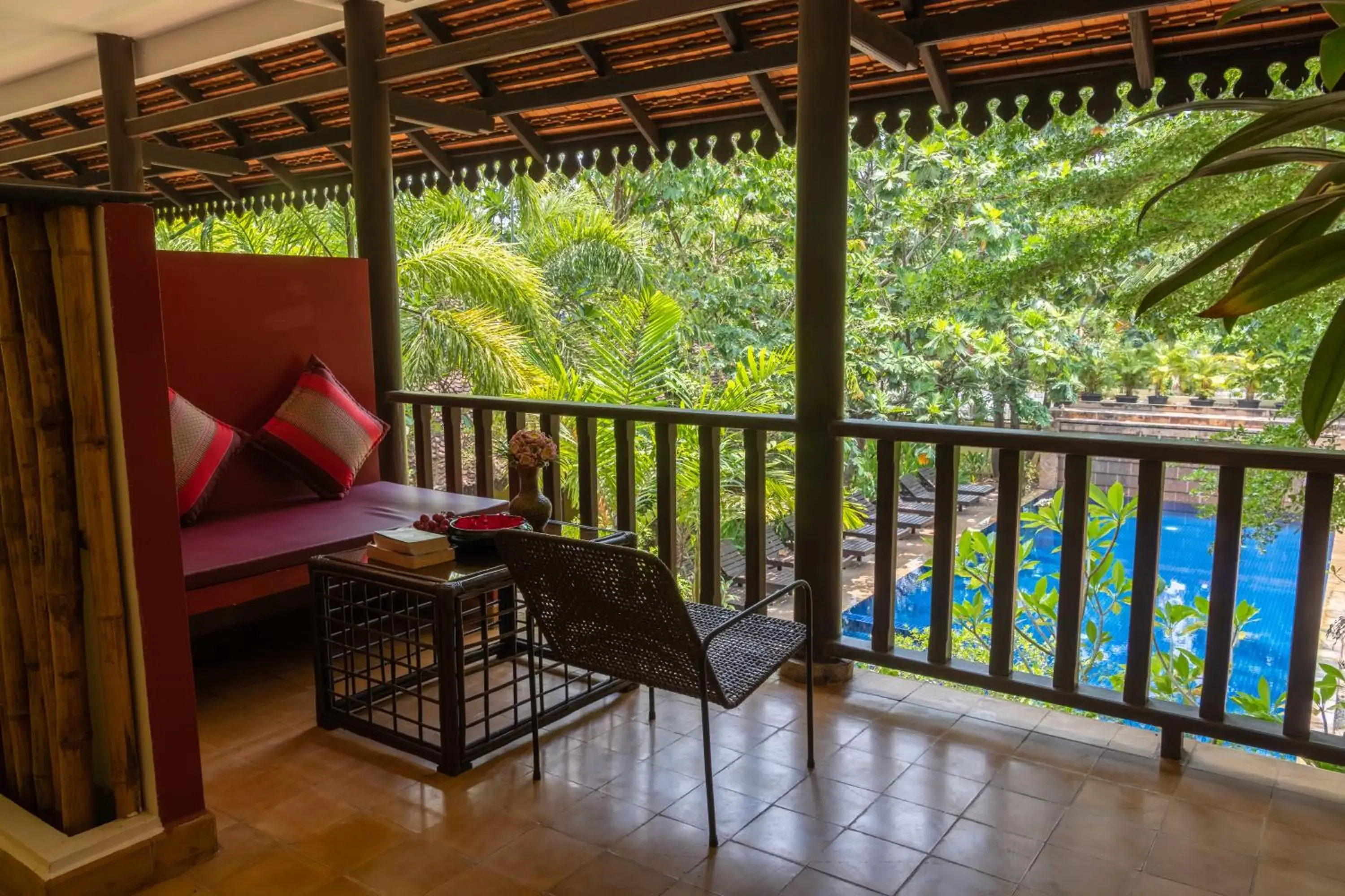 Balcony/Terrace in Pandora Suite D'Angkor