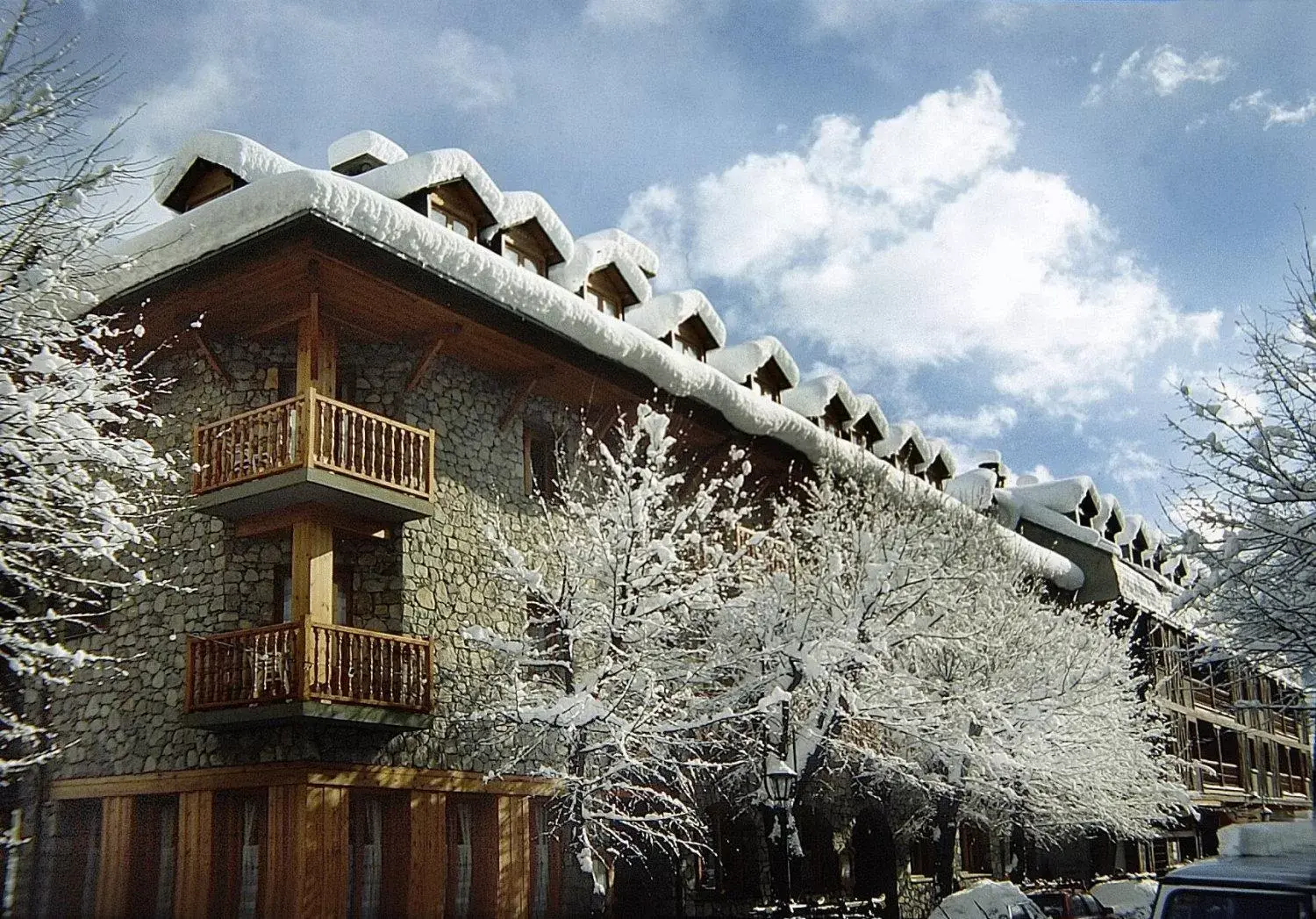 Property building, Winter in Hotel Ciria