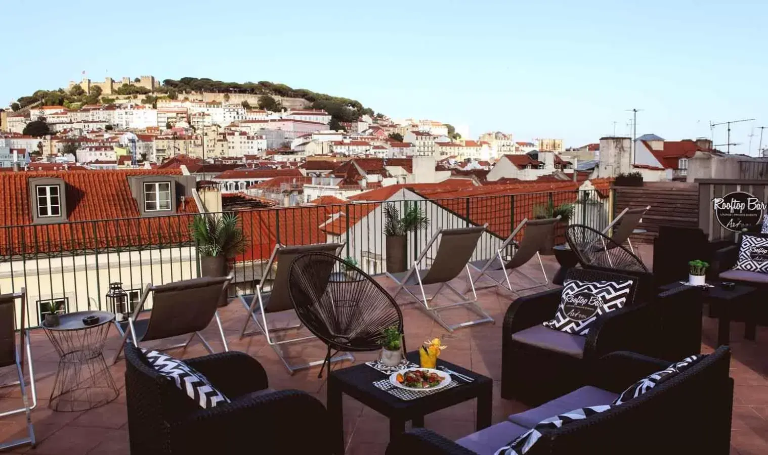 Balcony/Terrace in The ART INN Lisbon