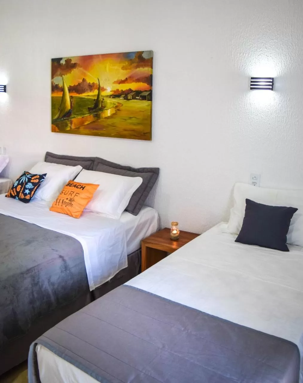 Bed in Pousada Village Sonhos Camocim