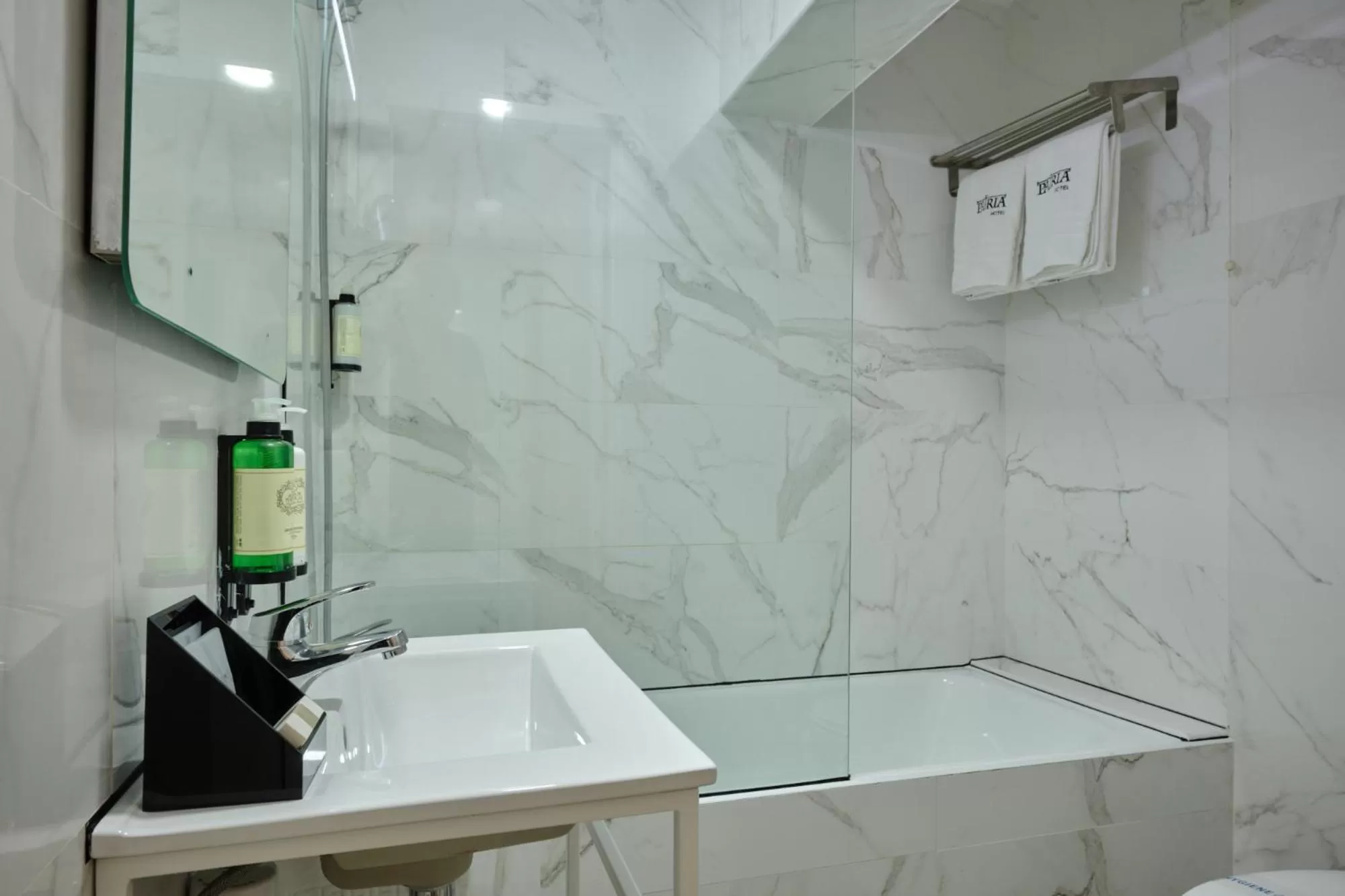 Bathroom in Patria Hotel