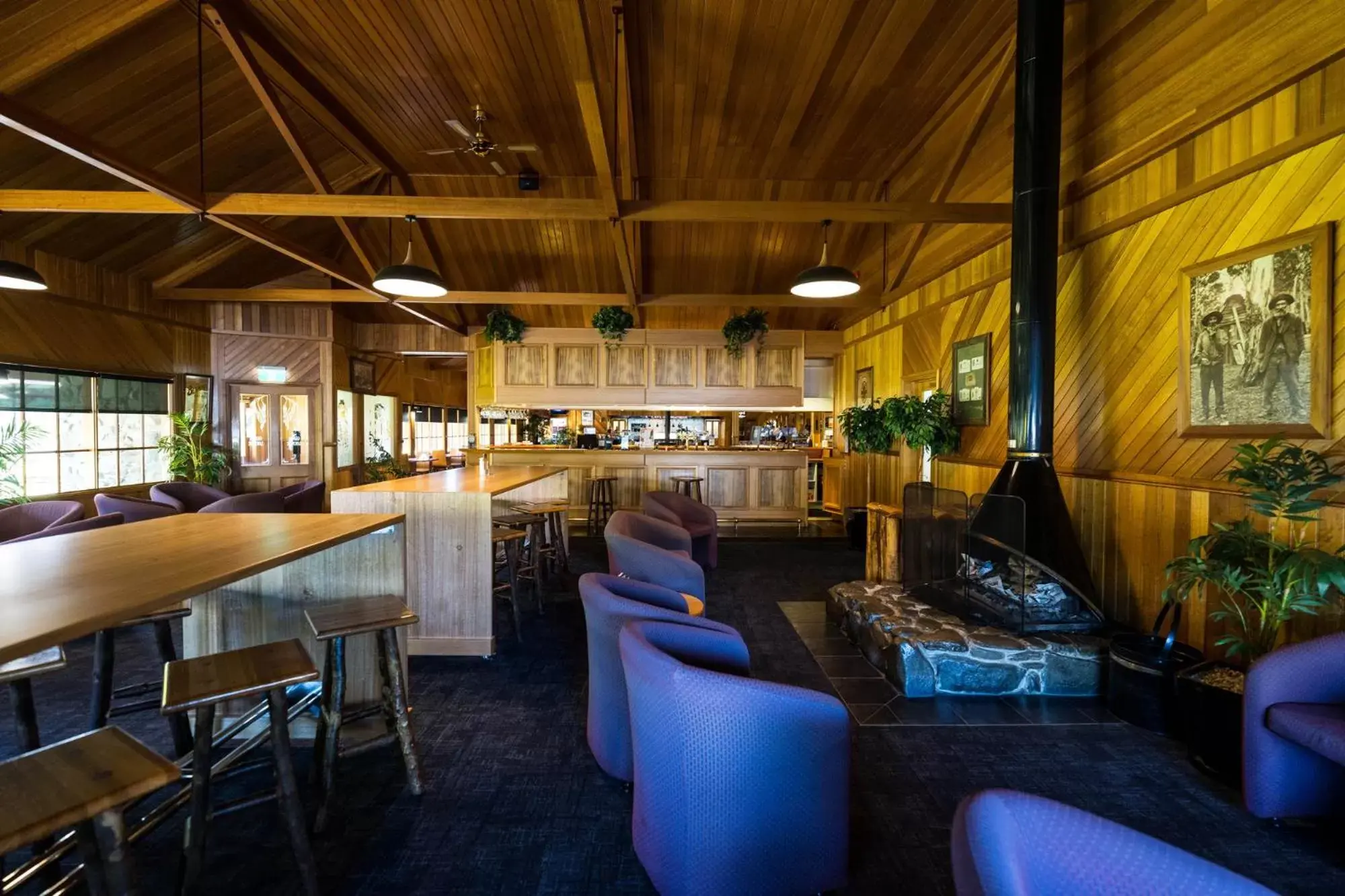 Lounge or bar in Tall Timbers Tasmania Lounge or bar in Tall Timbers Tasmania