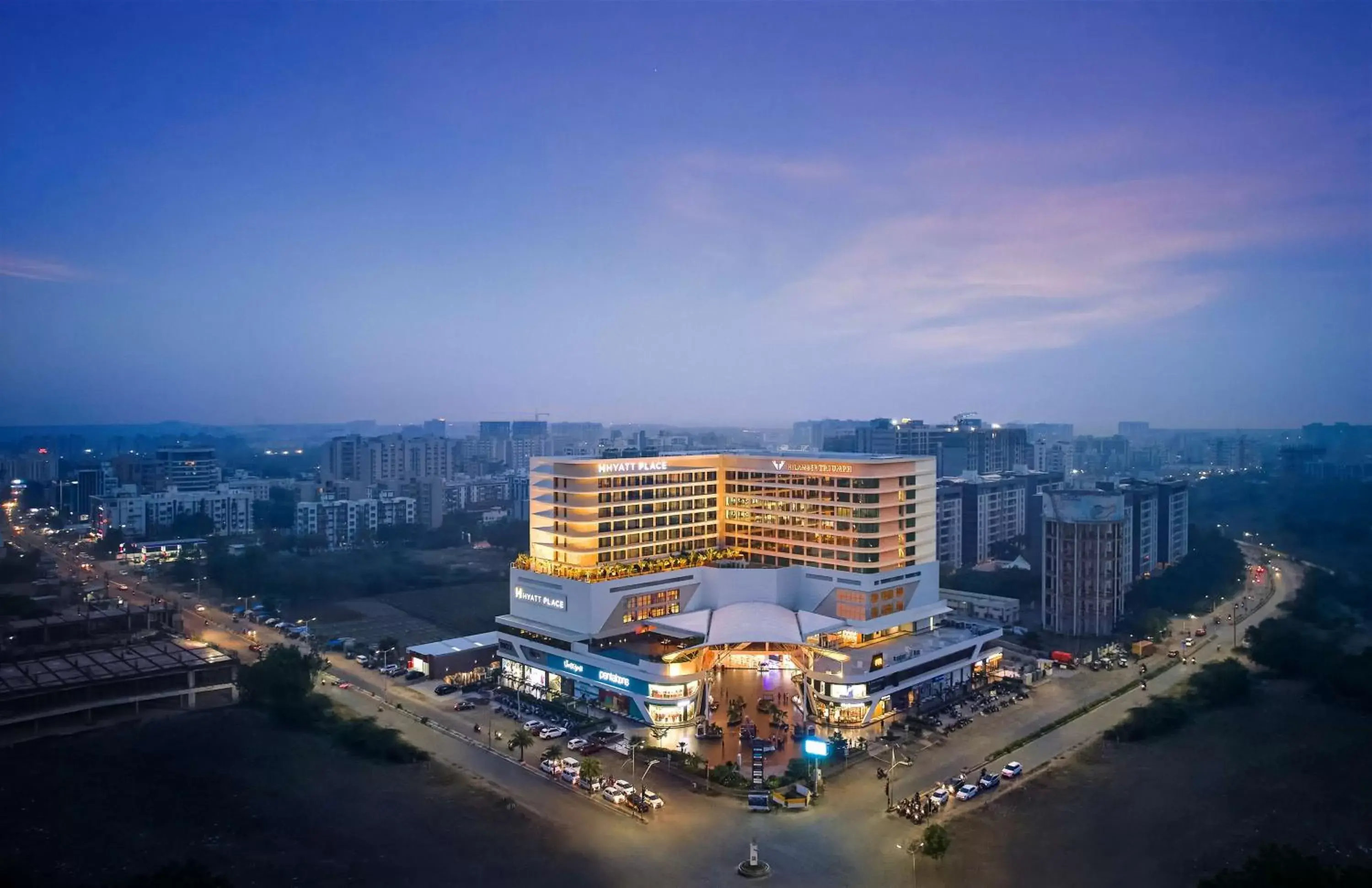 Property building, Bird's-eye View in Hyatt Place Vadodara