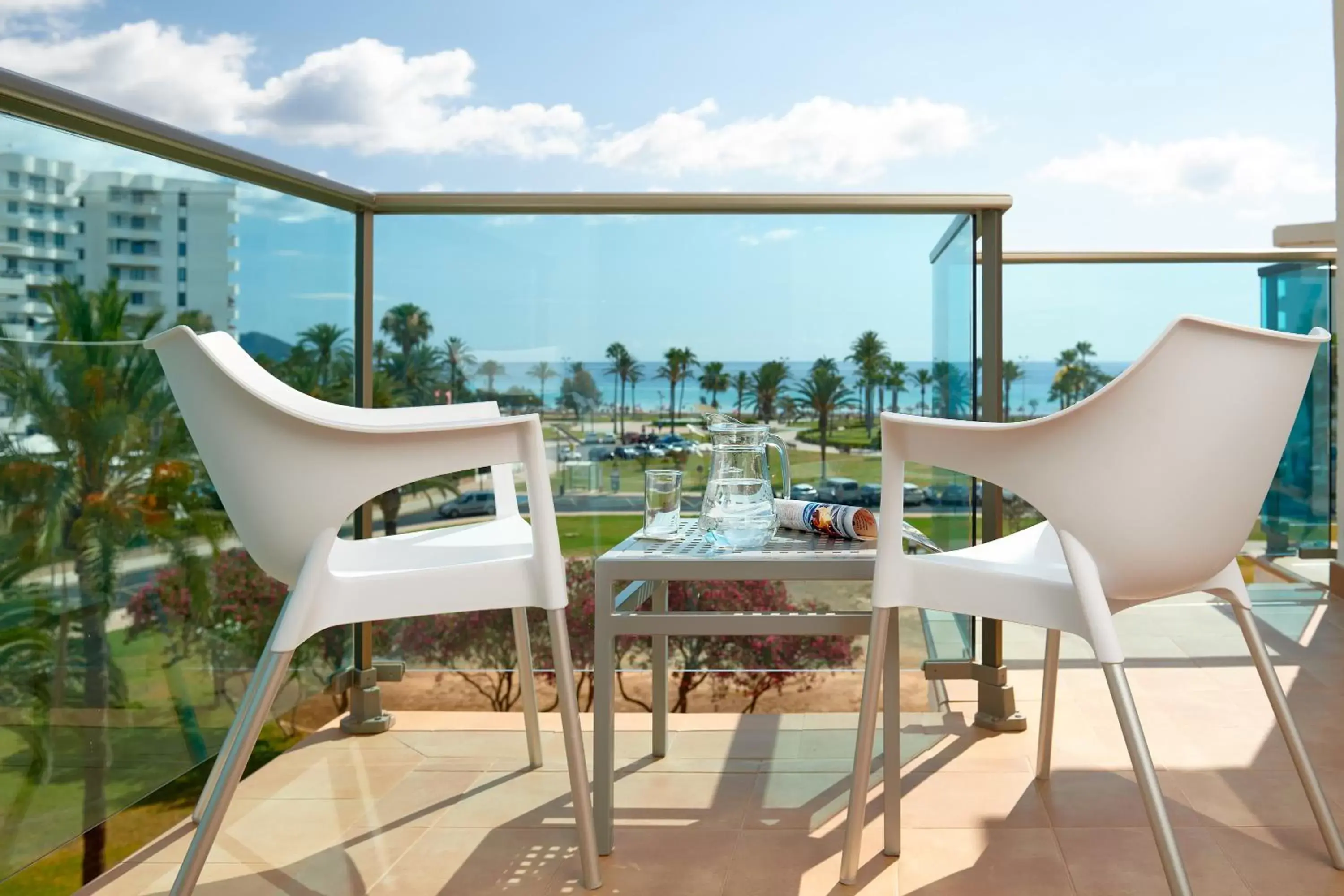 Sea view, Balcony/Terrace in Hipotels Cala Millor Park