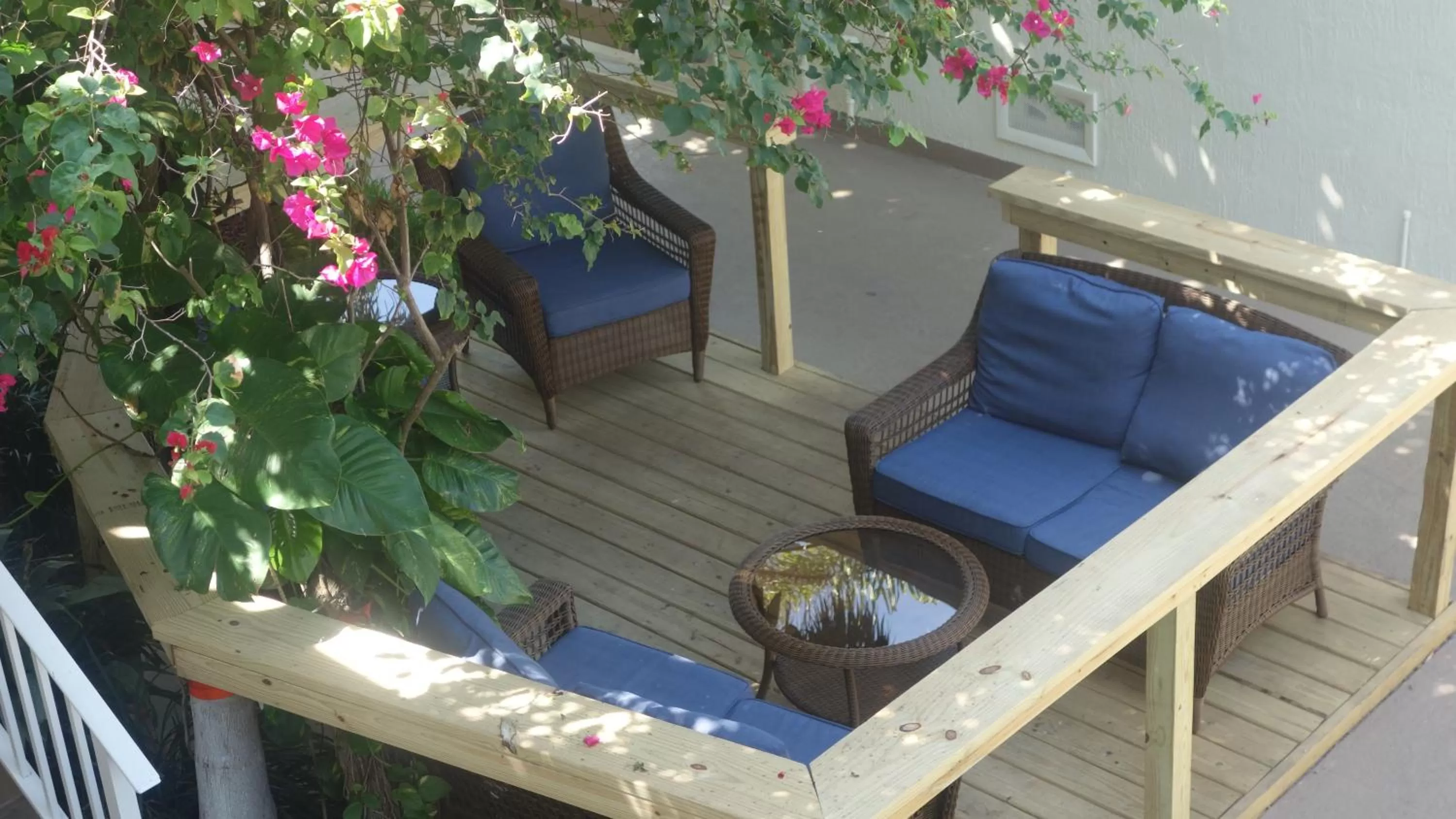 Patio in Ocean Drive Villas