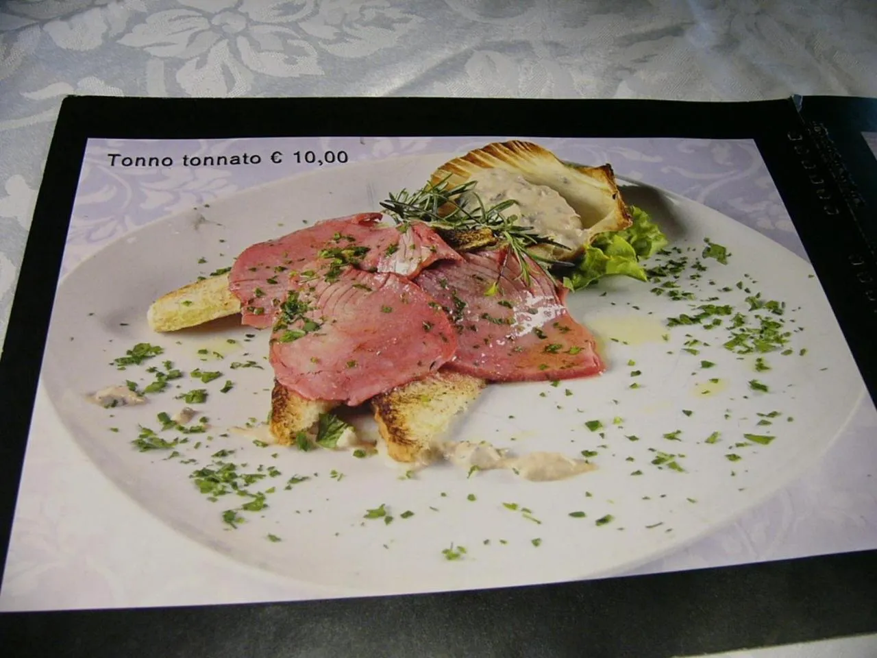 Food close-up in Hotel Serena