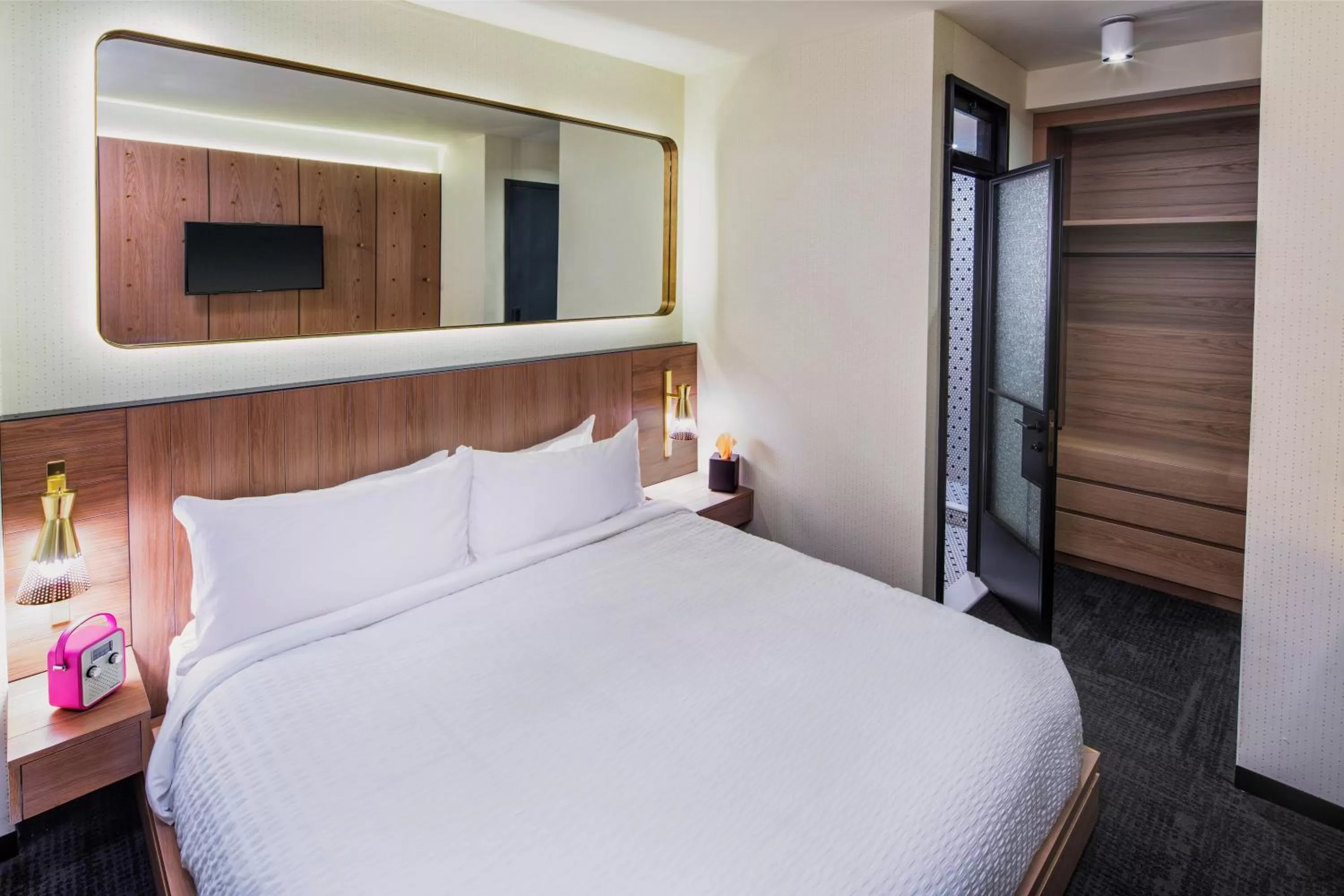 Bedroom, Bed in Hotel Shocard Broadway, Times Square