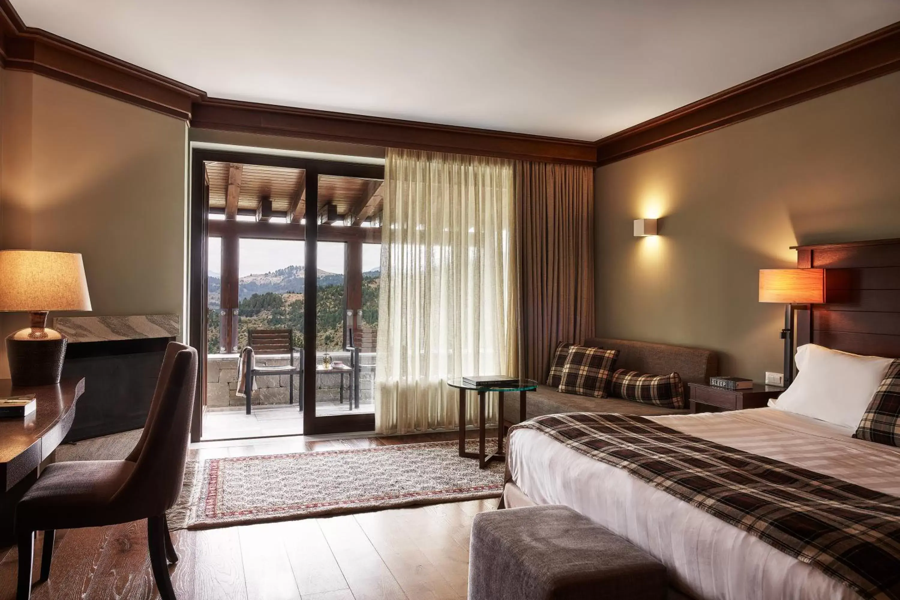 Photo of the whole room in Grand Forest Metsovo - Small Luxury Hotels of the World