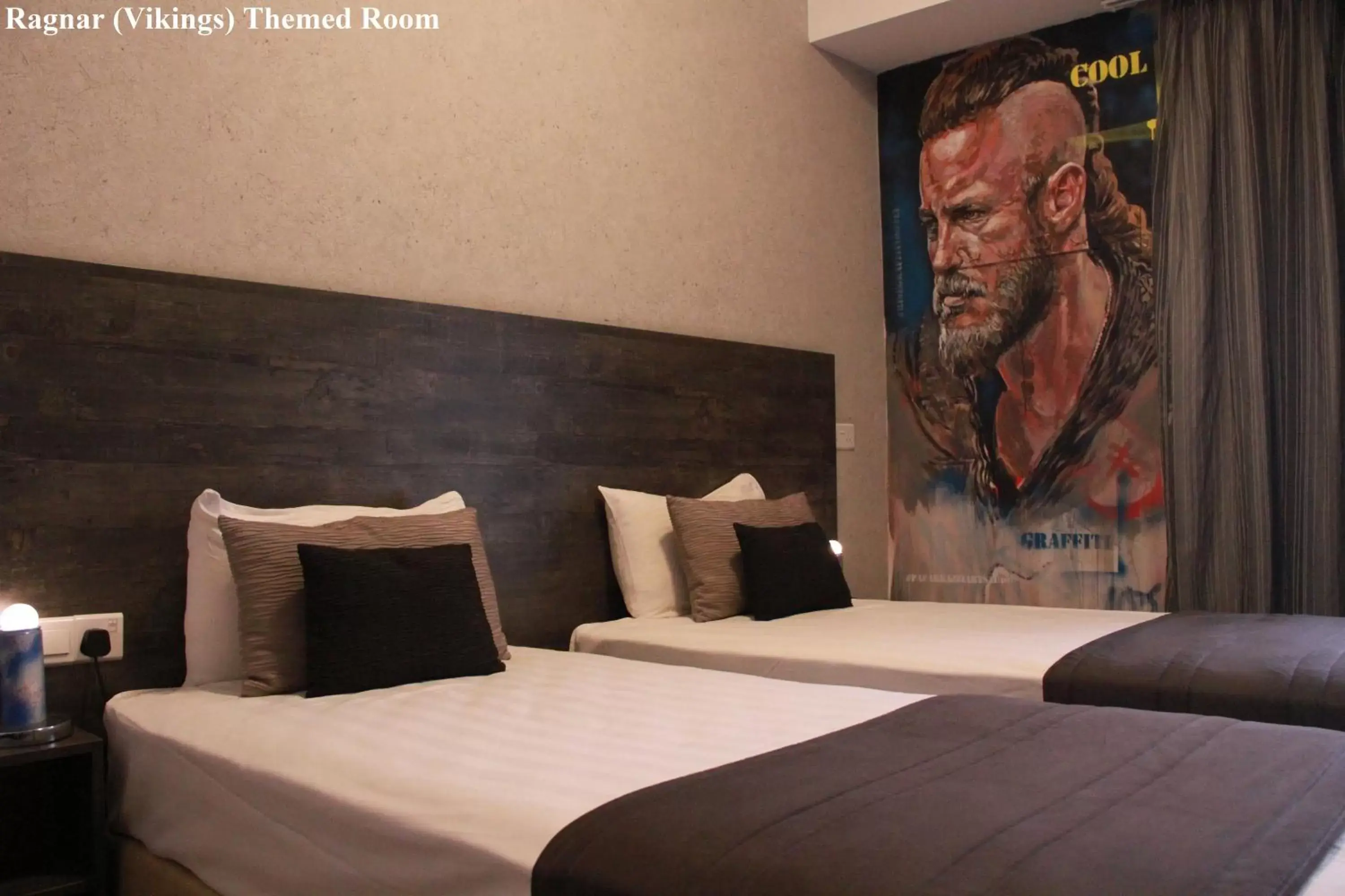 Bedroom, Bed in Rise Street Art Hotel