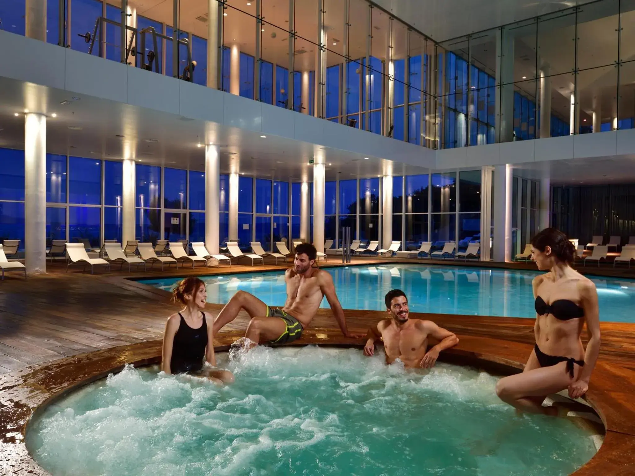 Night, Swimming Pool in Wyndham Grand Novi Vinodolski Resort