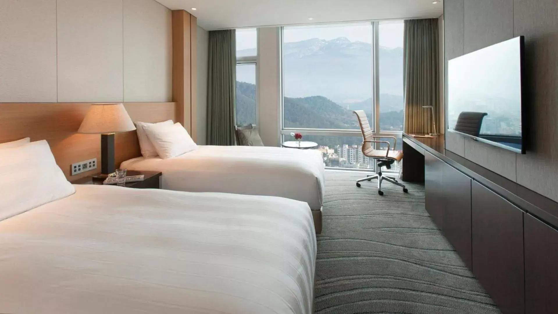 Mountain View in Lotte City Hotel Jeju