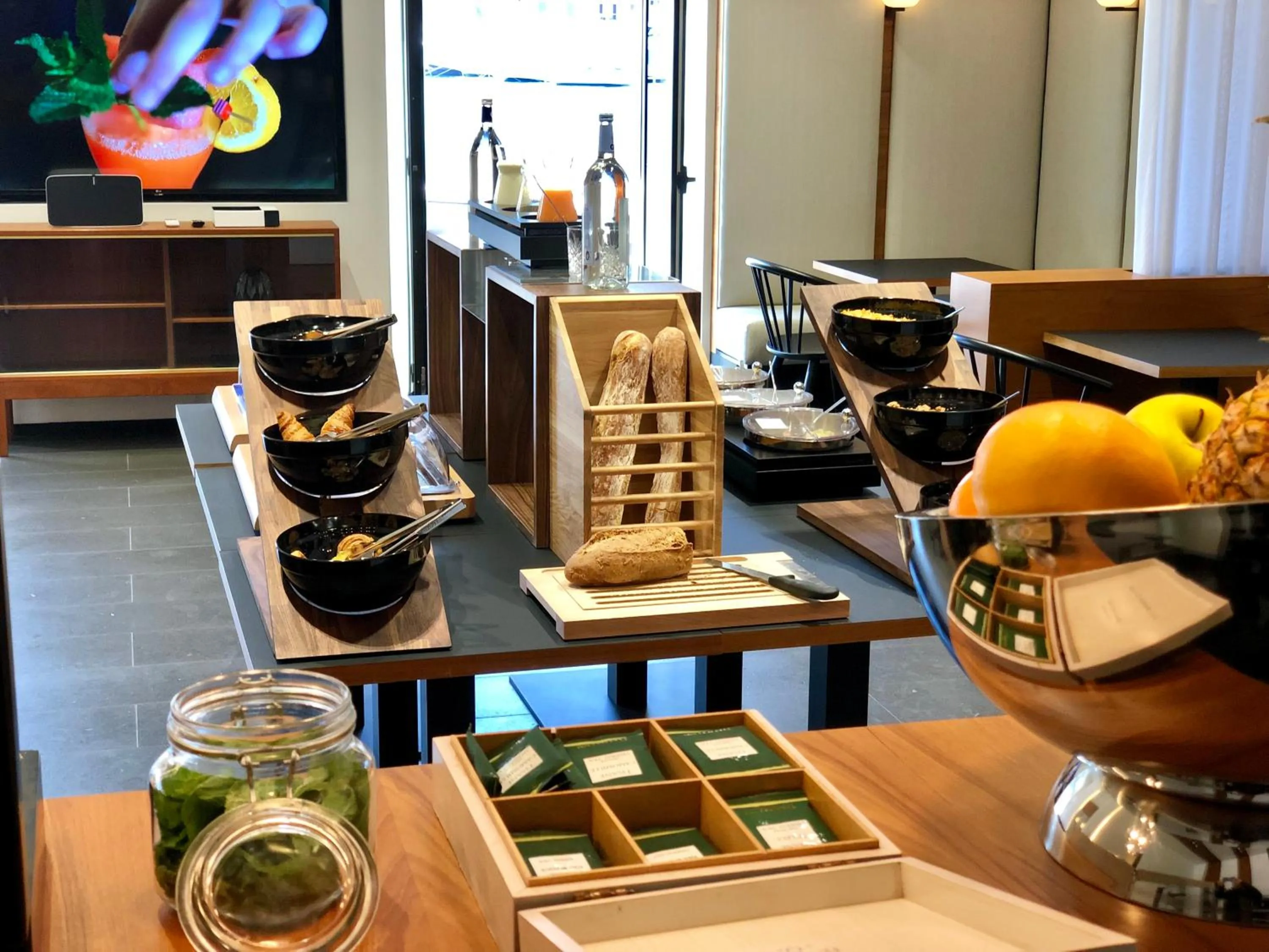 Buffet breakfast in Hotel Centre Nautique