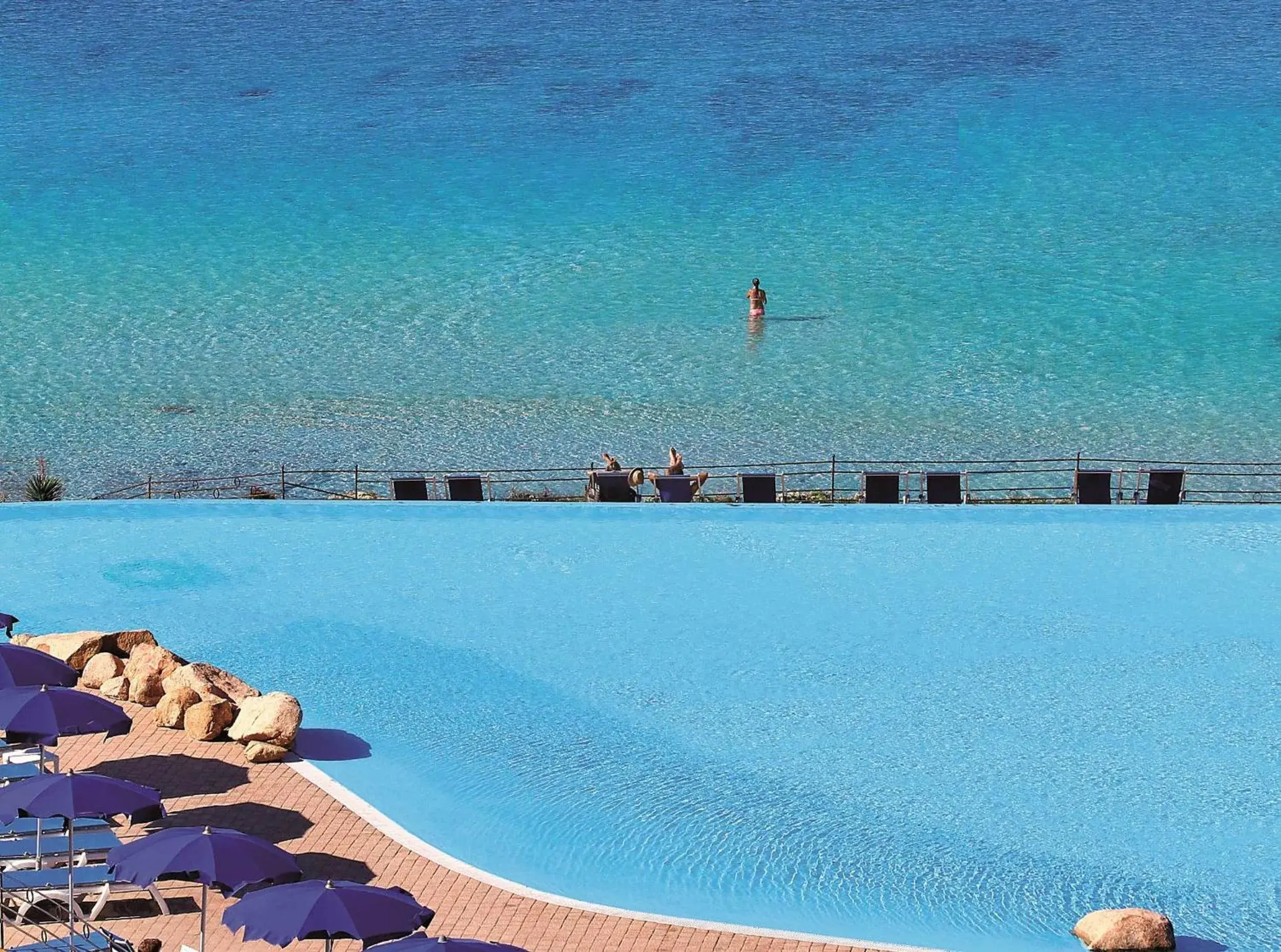 Swimming Pool in Colonna Grand Hotel Capo Testa