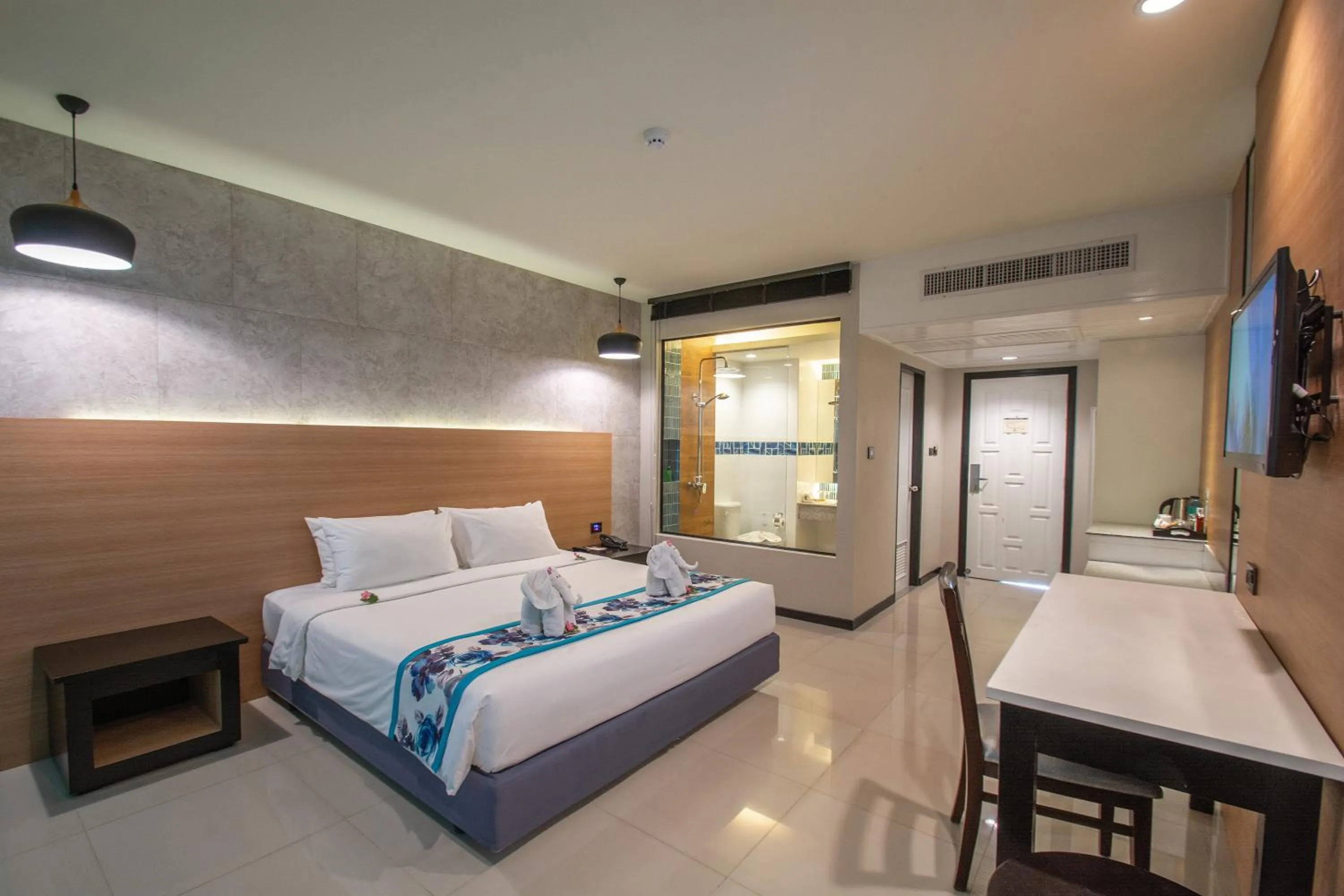 Photo of the whole room, Bed in Peach Hill Resort - SHA Extra Plus