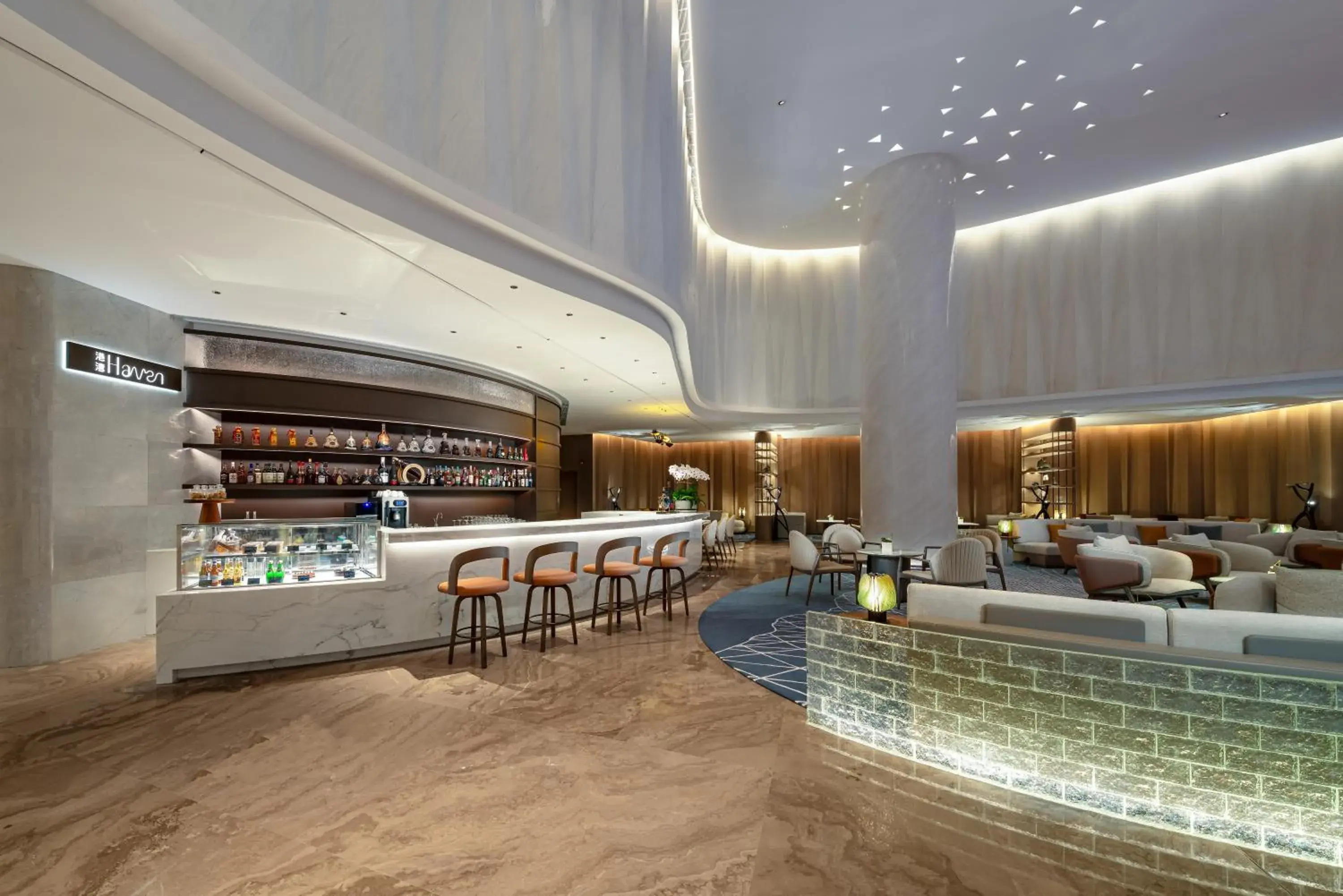 Lobby or reception, Restaurant/Places to Eat in The Westin Yantai