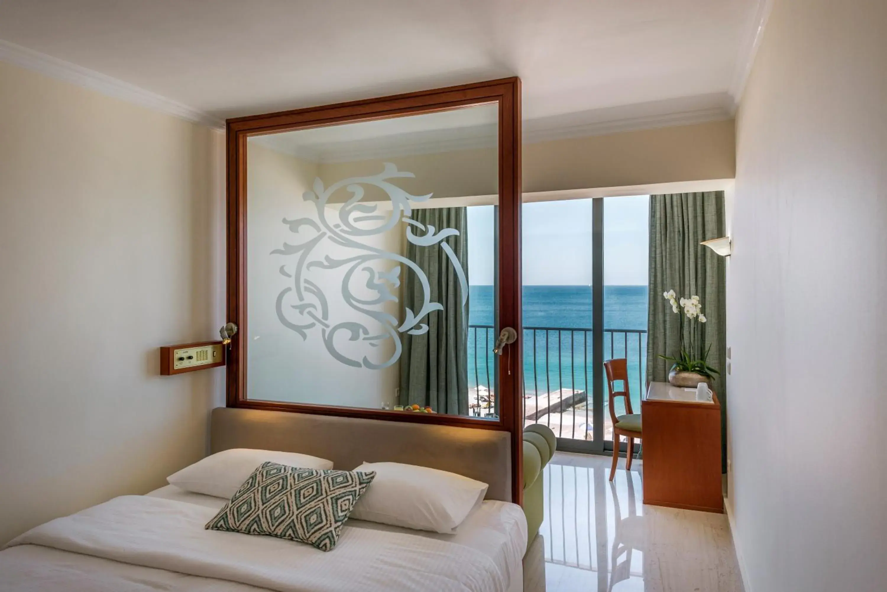 Bedroom in Mitsis La Vita Beach Hotel