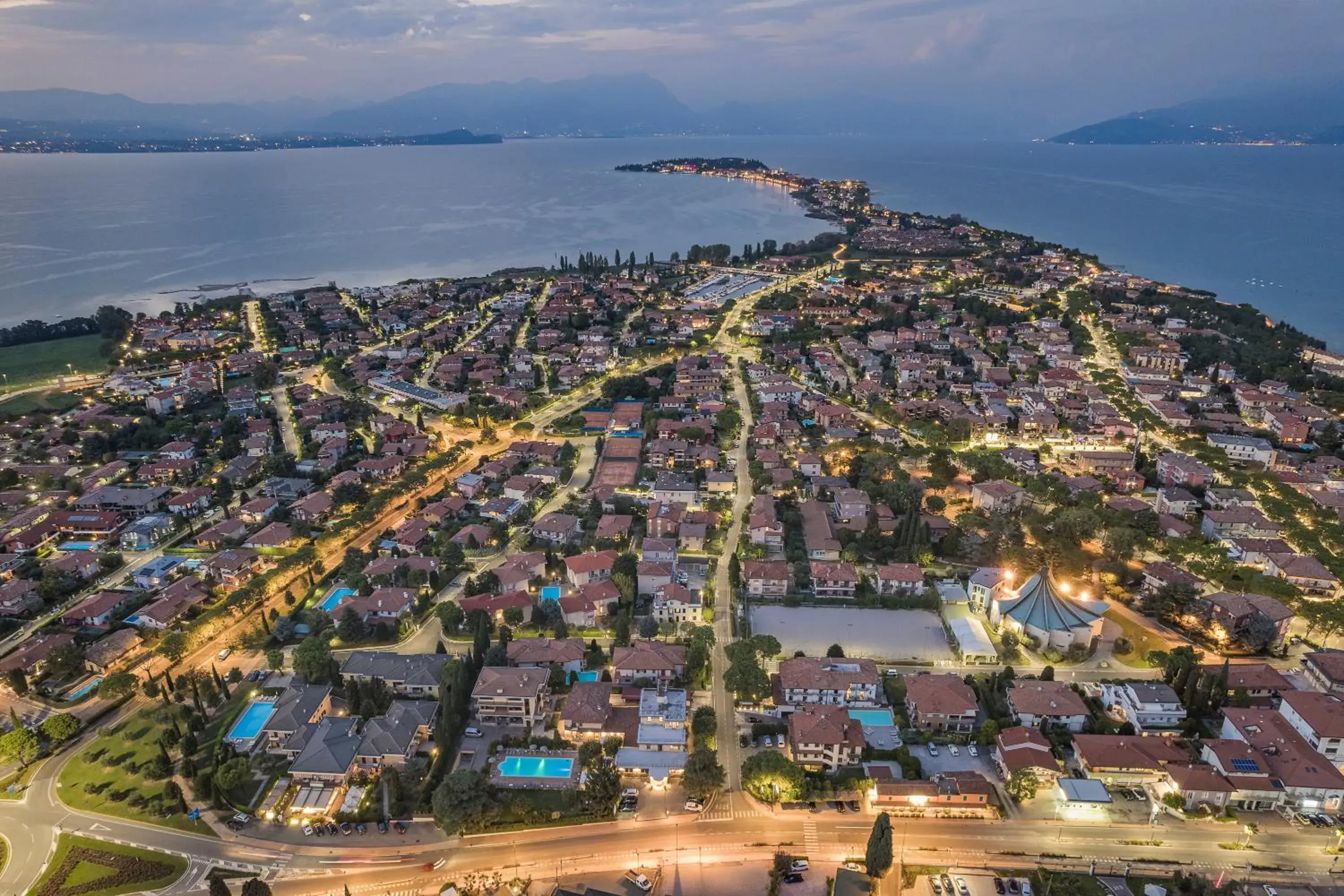 Property building, Bird's-eye View in Hotel Gardenia