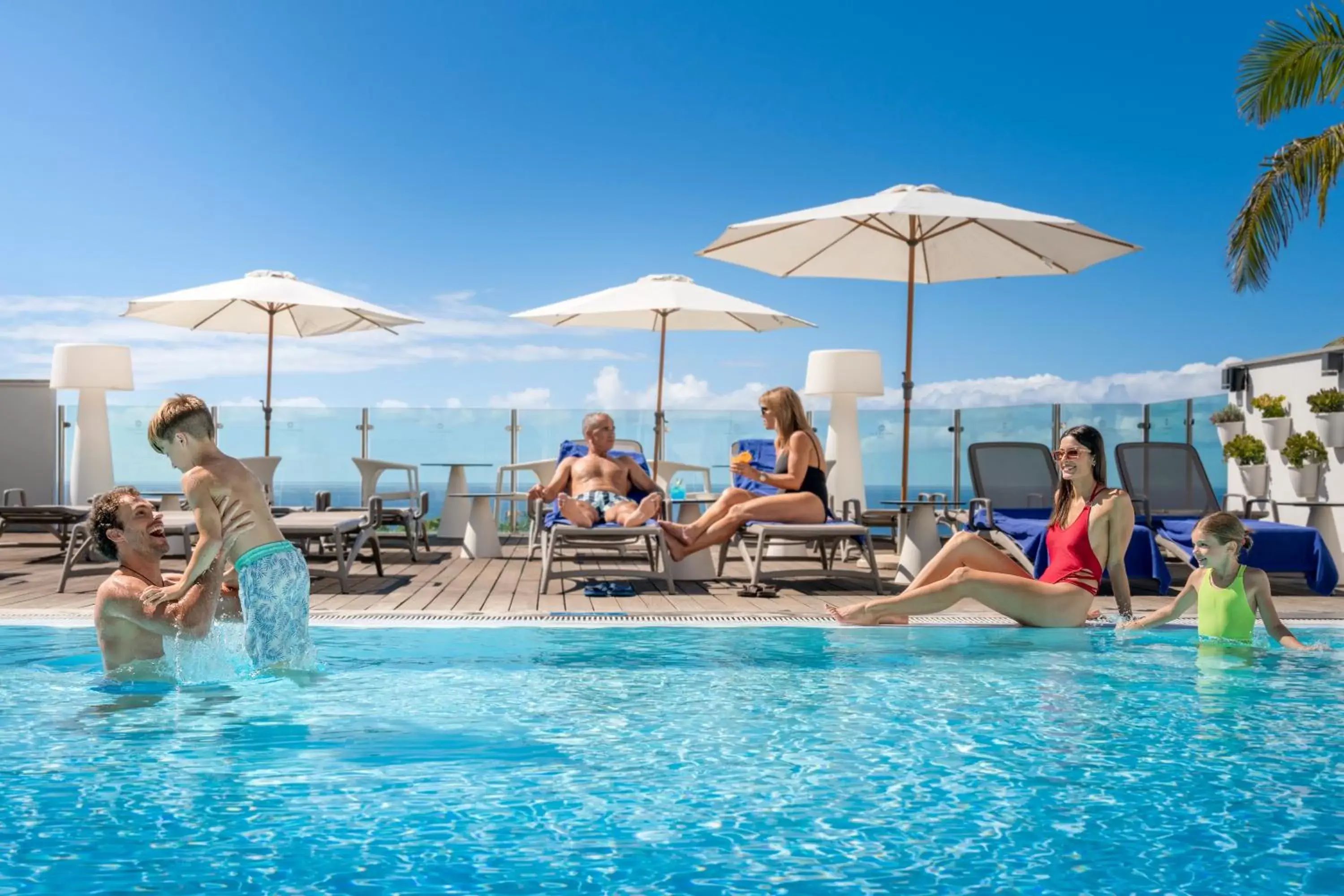 Pool view in Vila Baleira Funchal Pool view in Vila Baleira Funchal