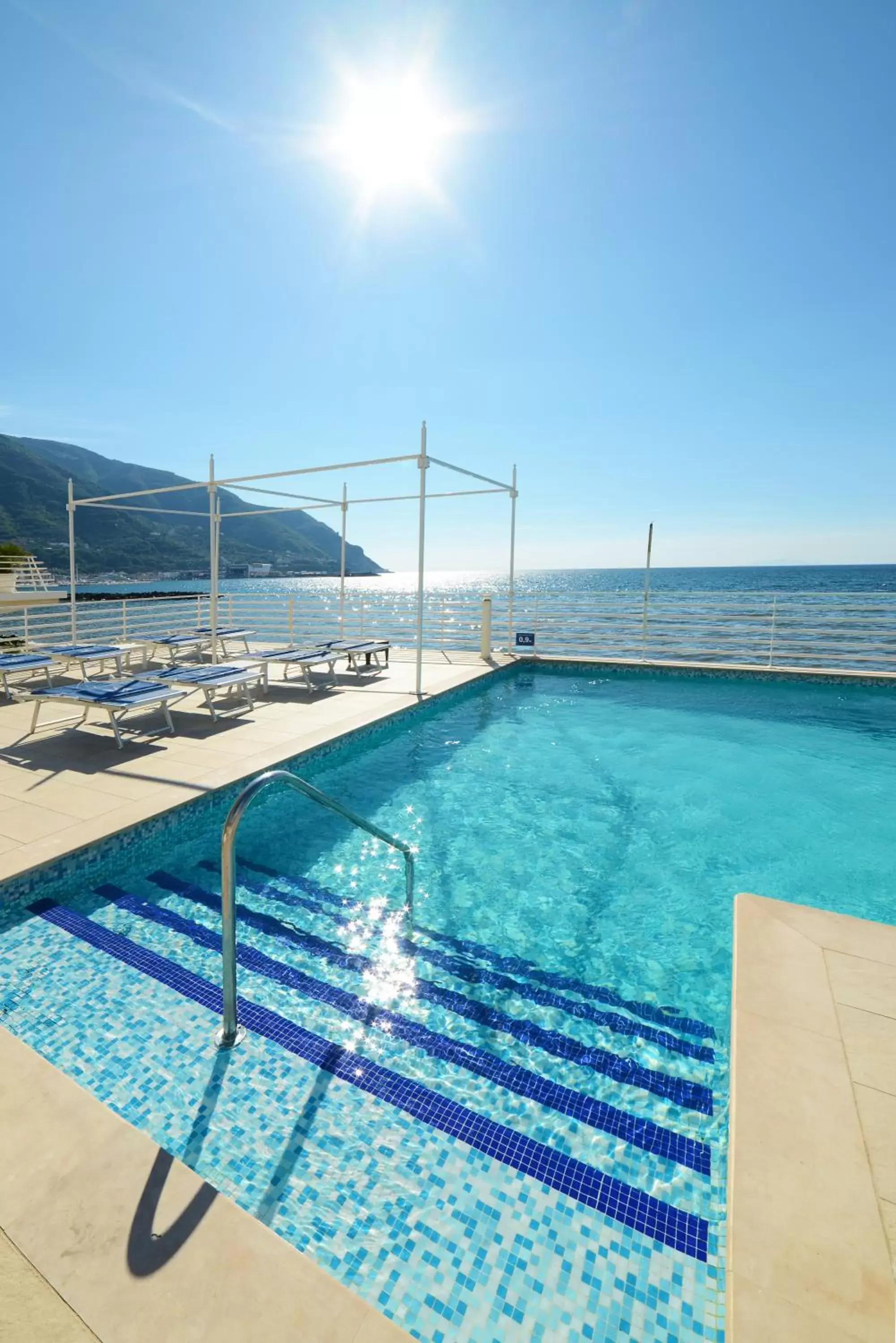 Natural landscape, Swimming Pool in Hotel Miramare Stabia