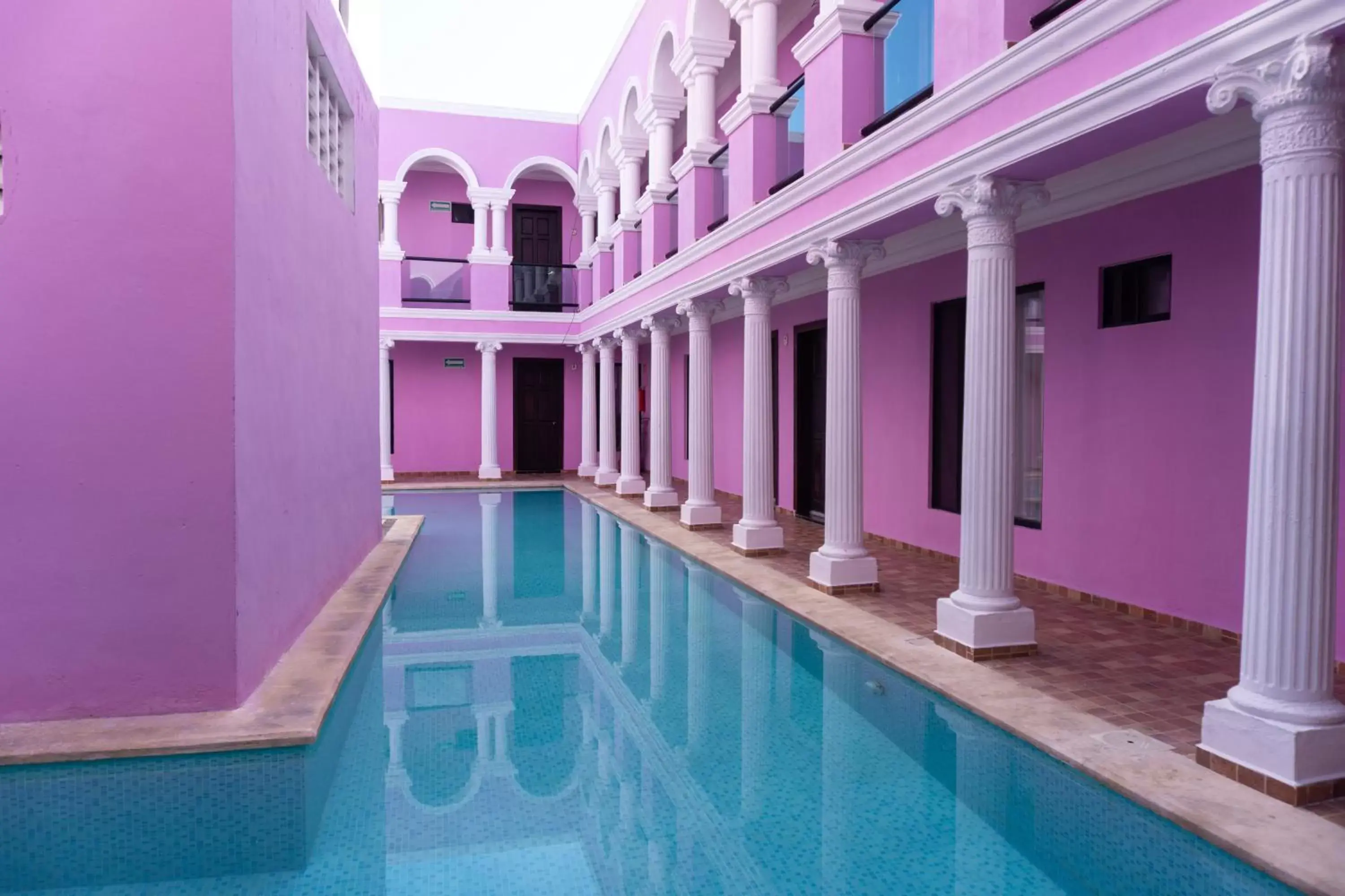 Pool view, Swimming Pool in Hotel Lavanda CAS