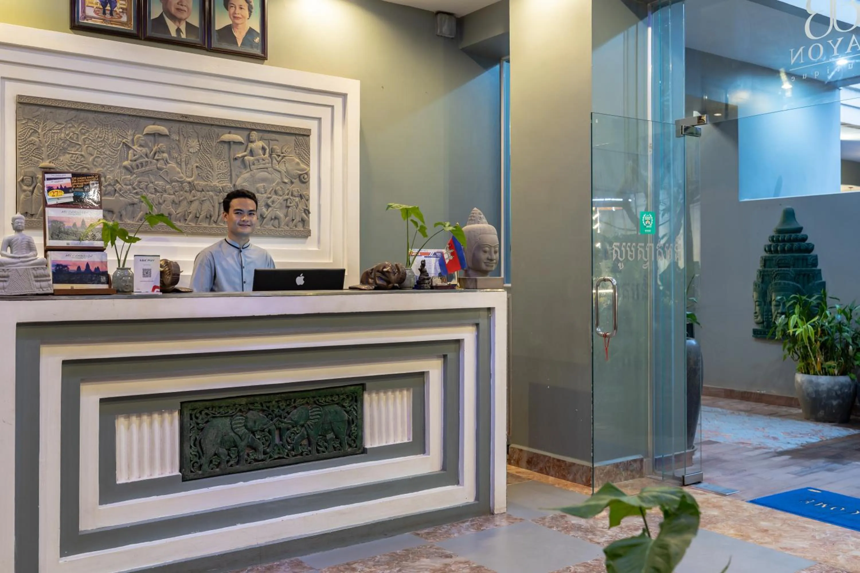 Lobby or reception in Siem Reap Comforts Hostel