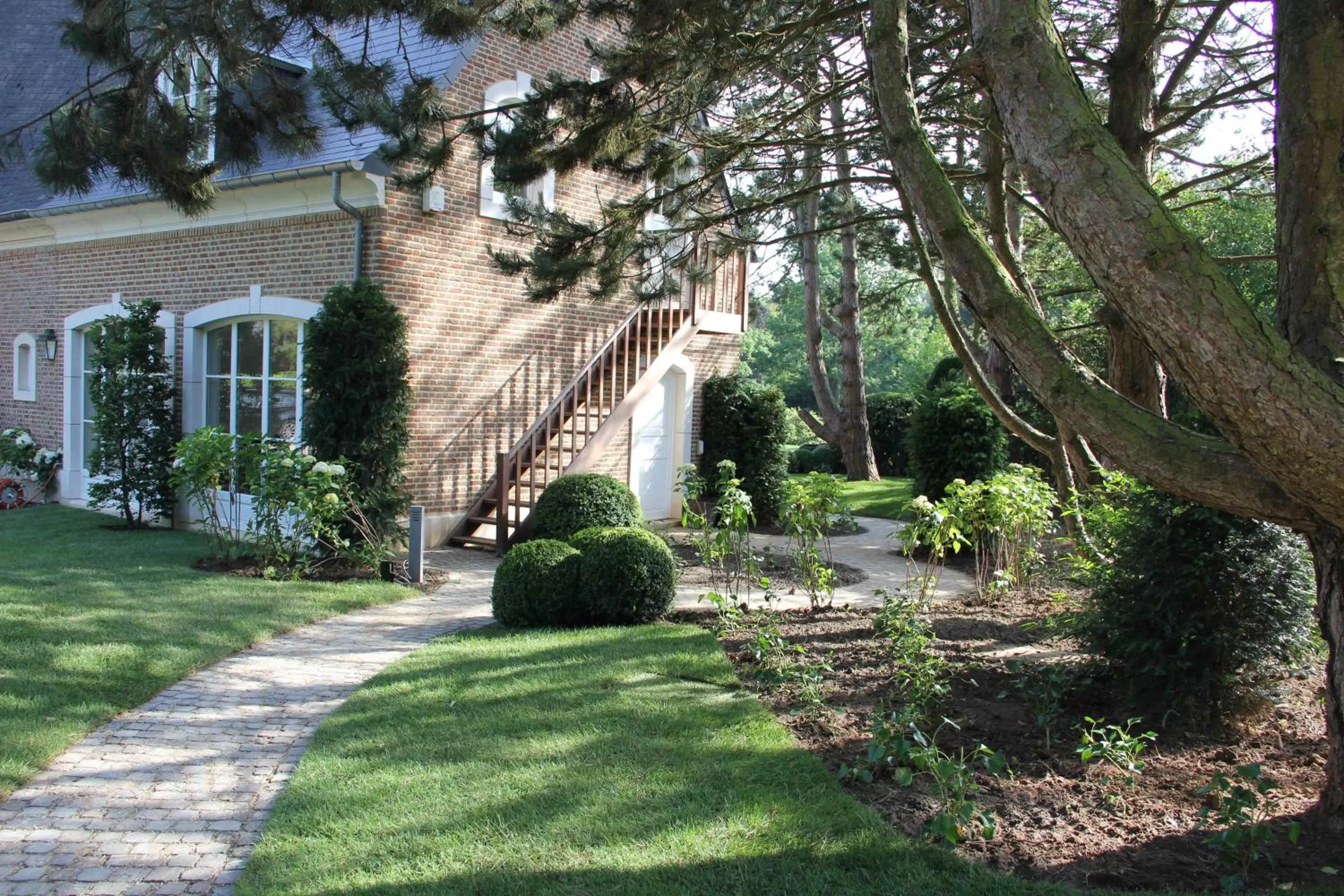 Garden in B&B L'Orangerie