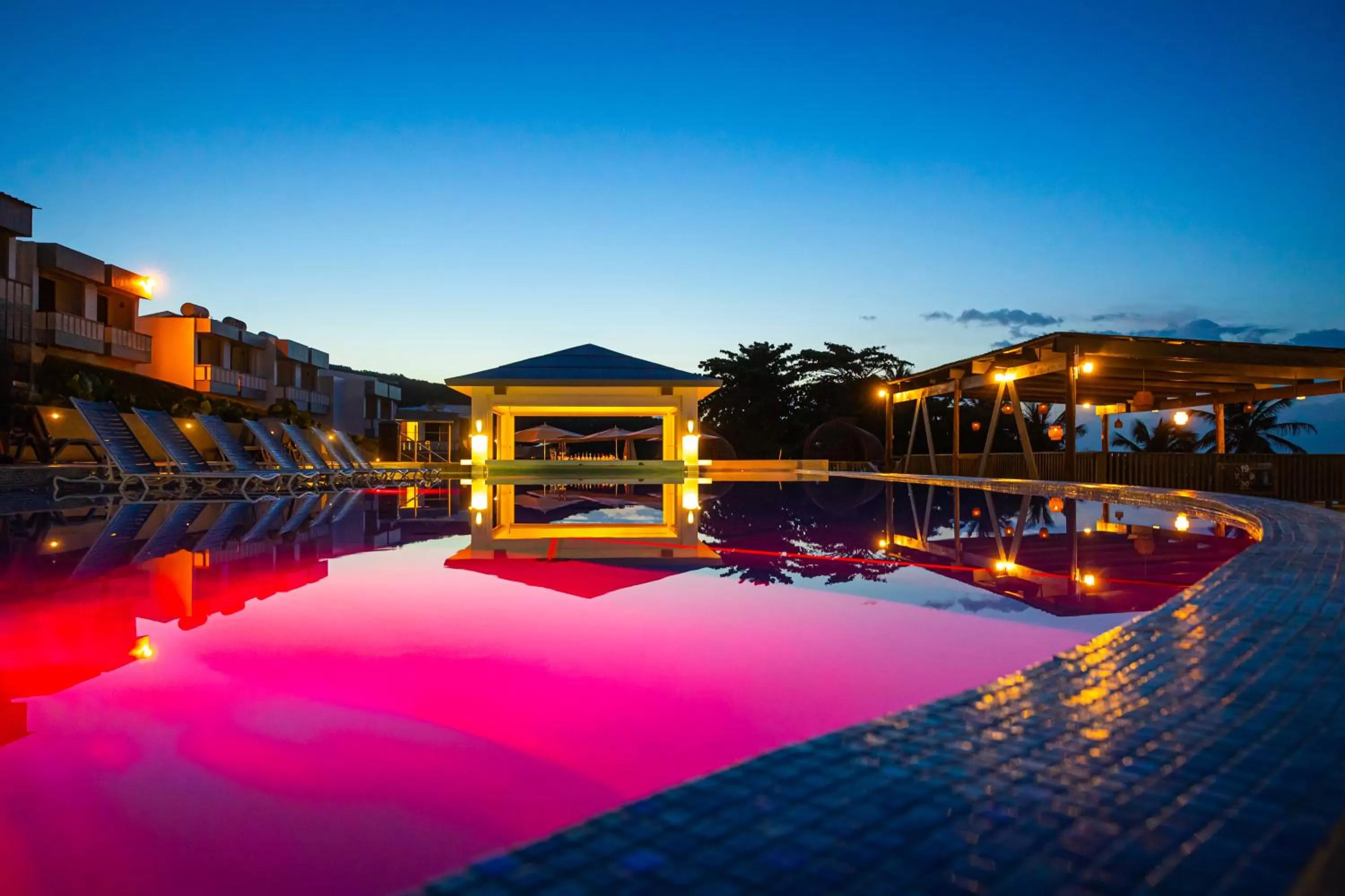 Swimming pool in Hotel El Guajataca