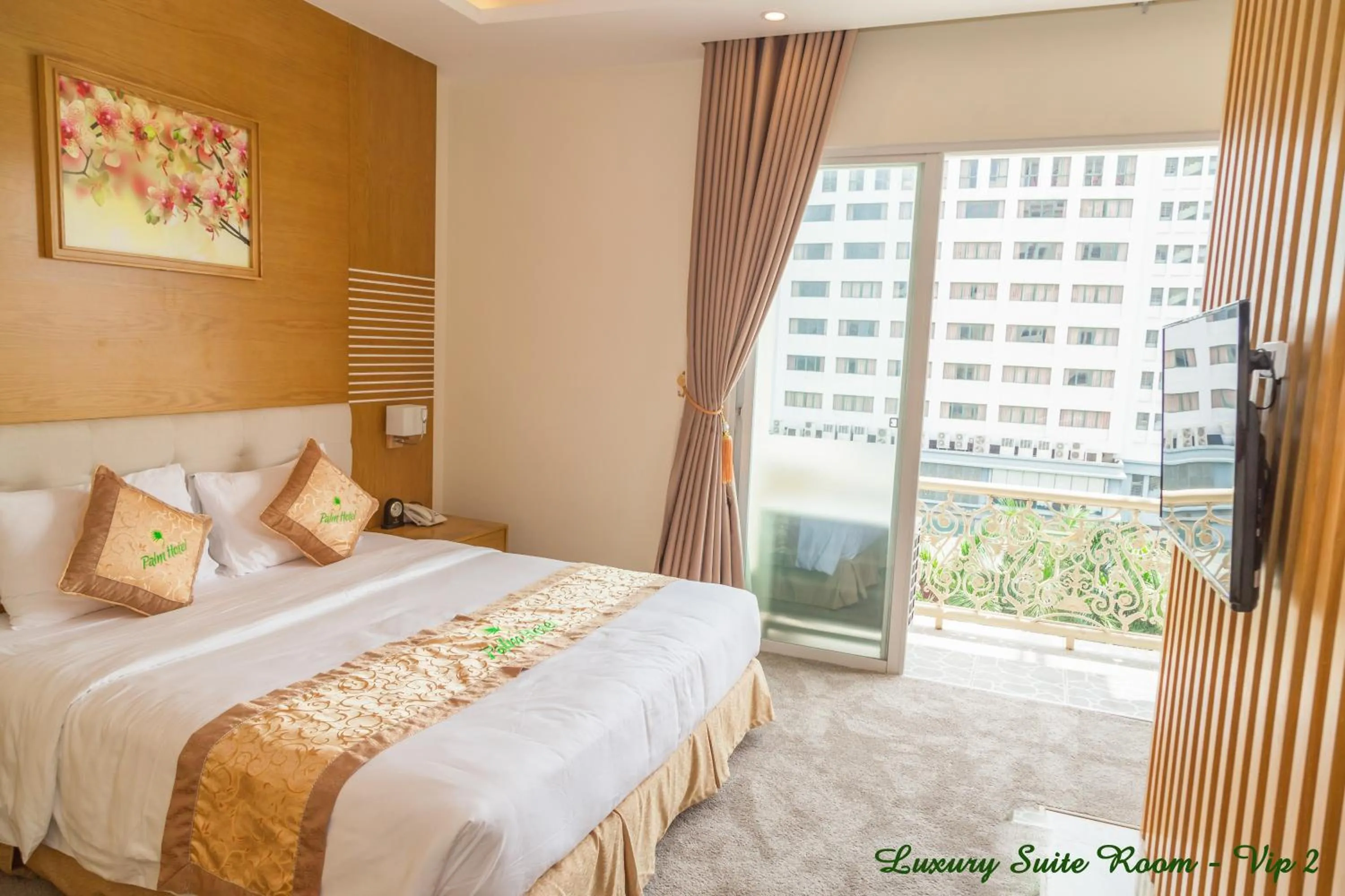 Bedroom, Bed in Palm Hotel Thanh Hoa