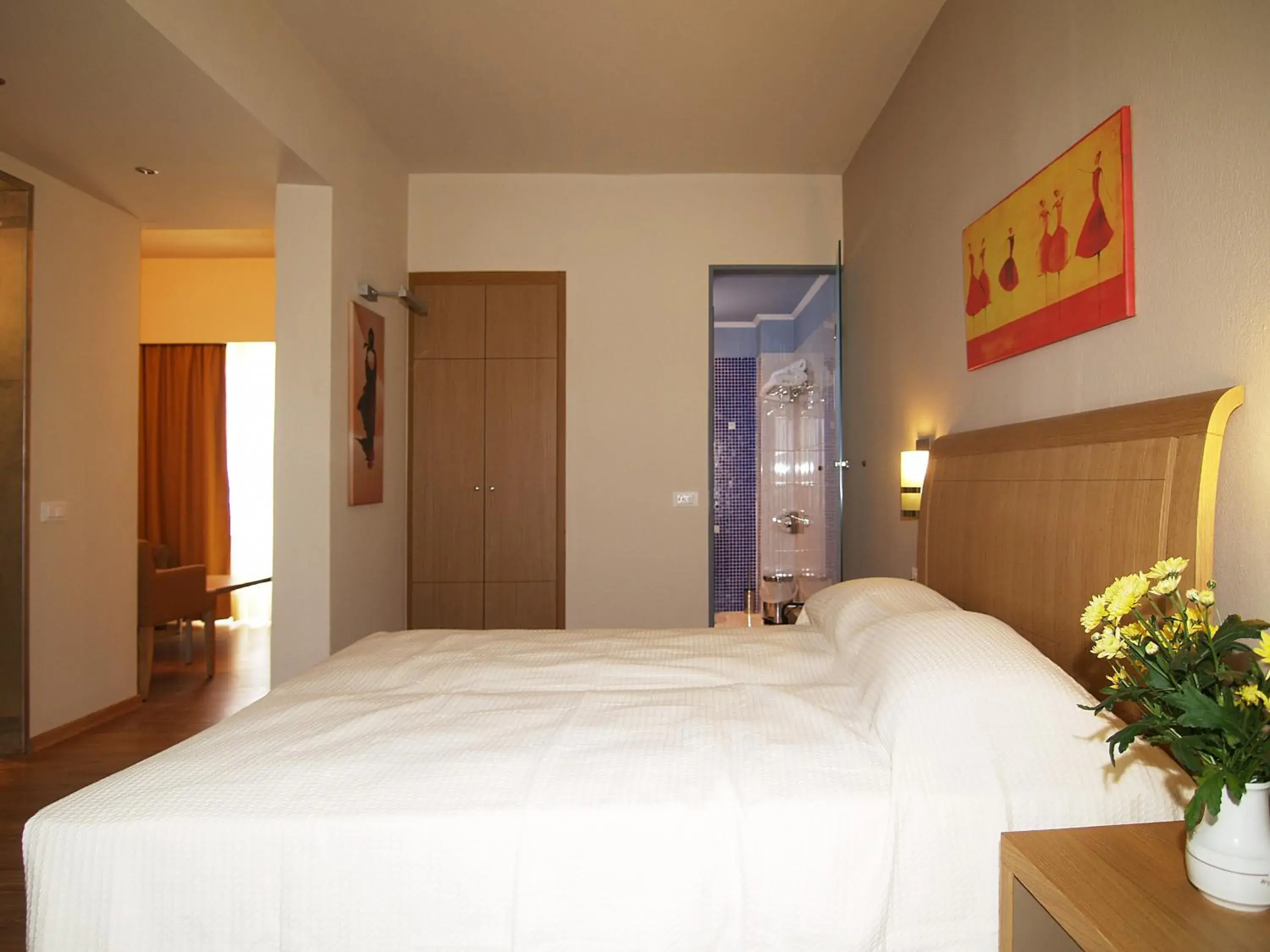 Bedroom, Bed in Kitro Beach Hotel - Adults Only