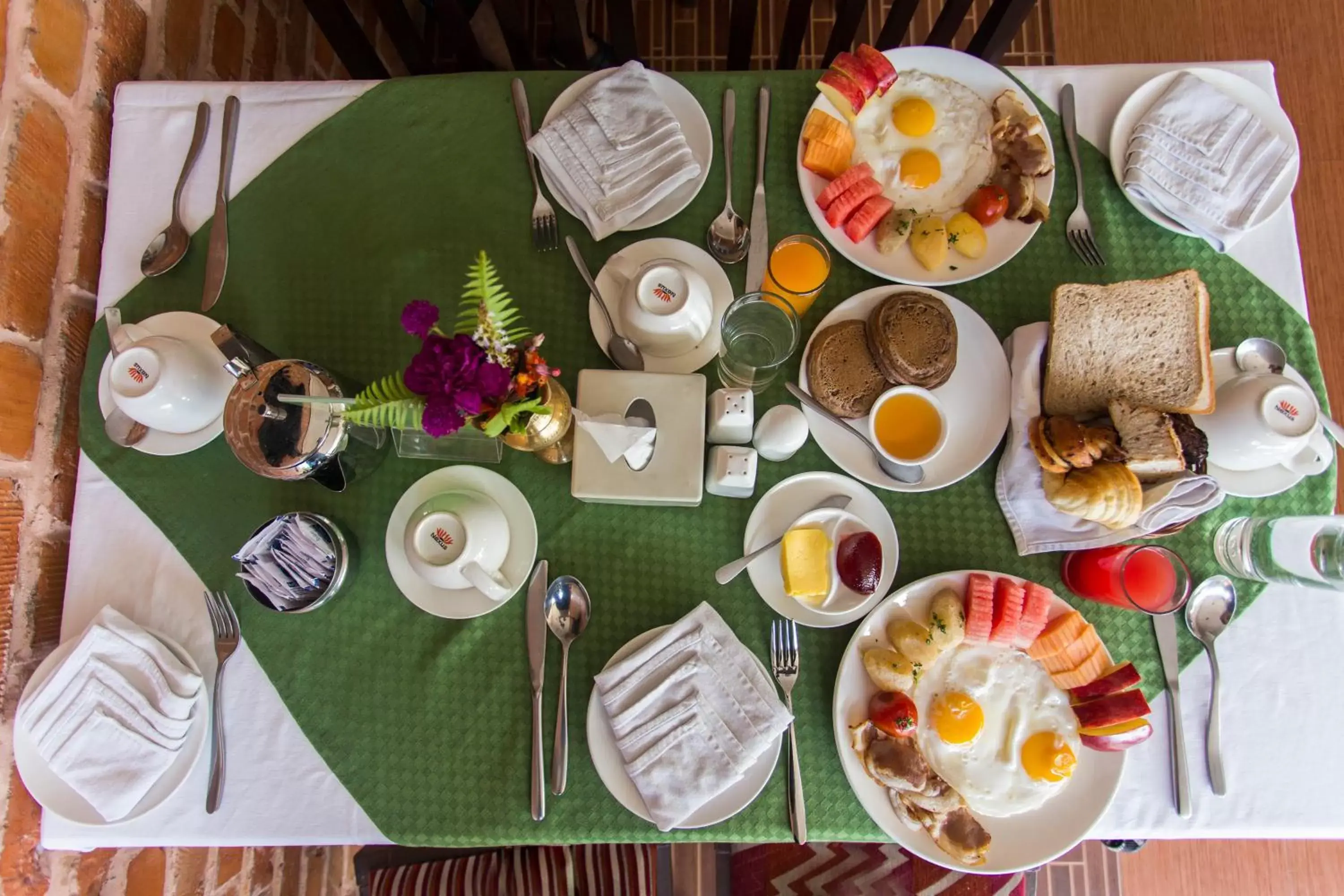 Food close-up, Breakfast in Mount Kailash Resort Food close-up, Breakfast in Mount Kailash Resort