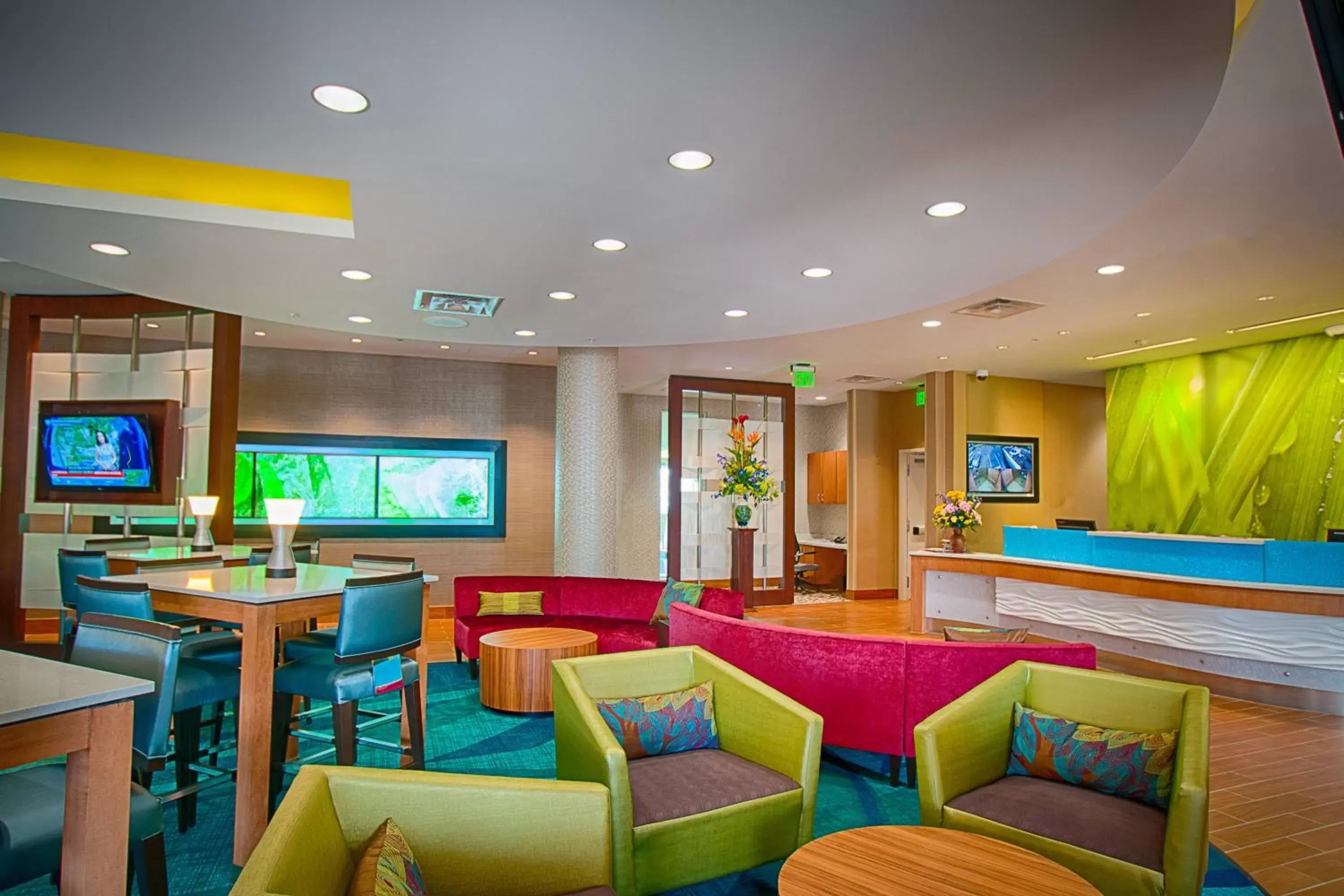 Lobby or reception in SpringHill Suites by Marriott Canton