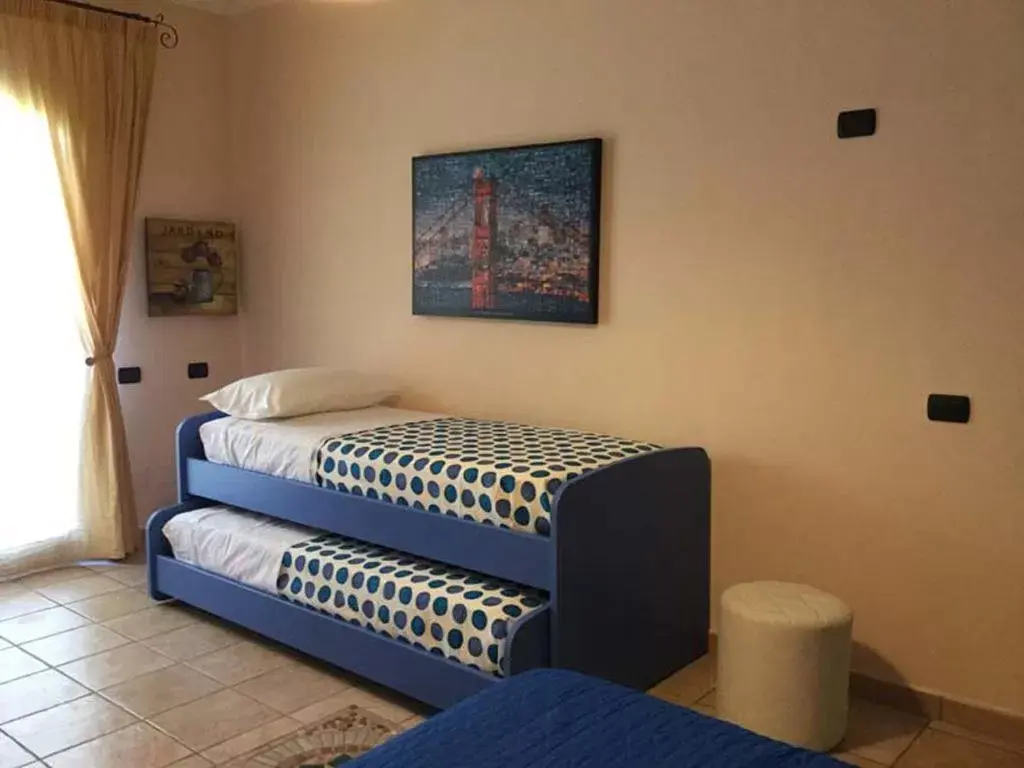 Bedroom, Bed in B&B Villa Lura Pompei