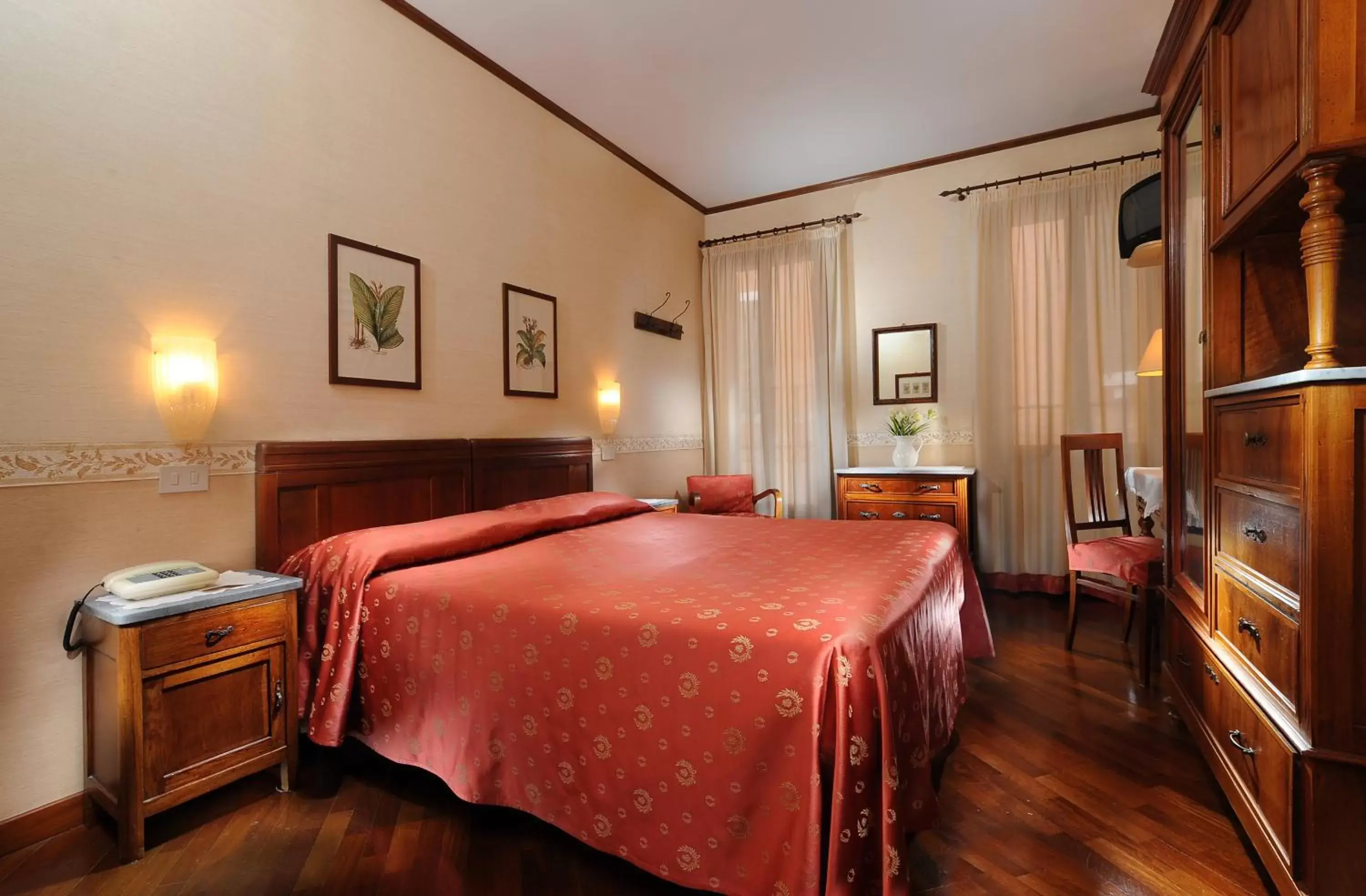 Bed in Hotel La Calcina