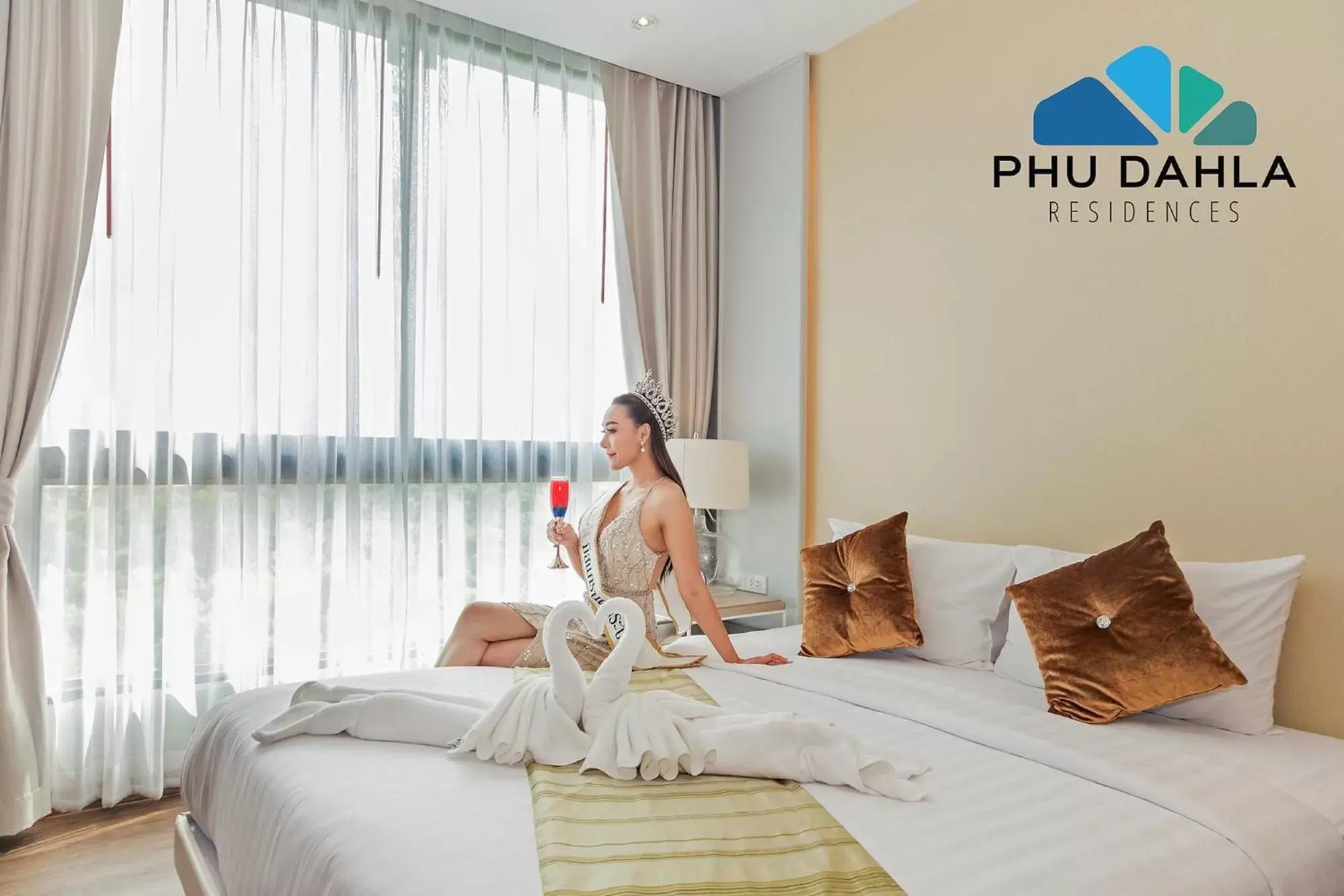 Bed in Phu Dahla Residences