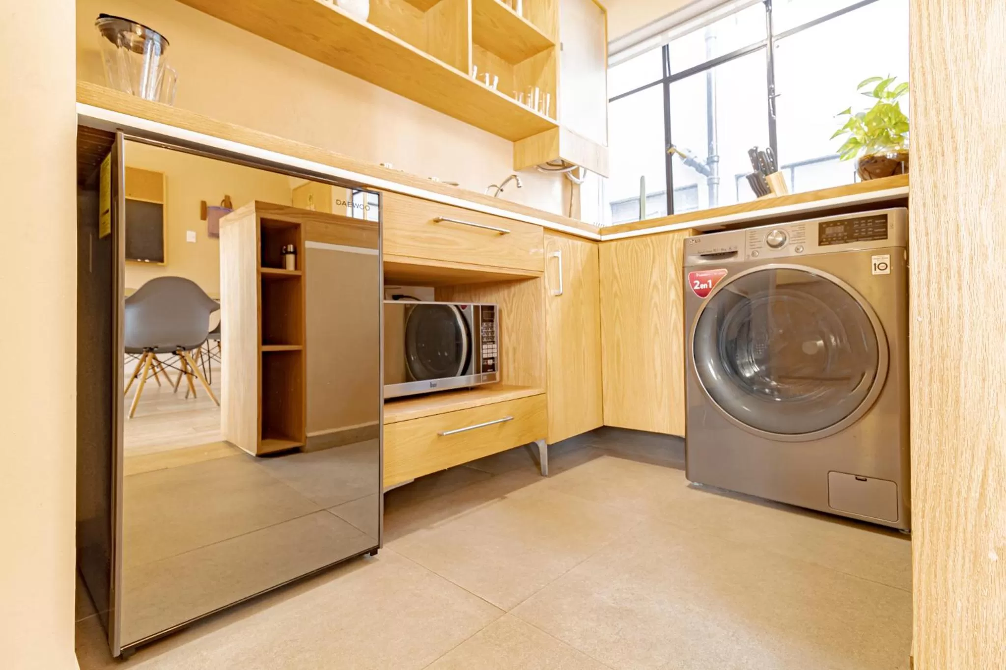 Kitchen or kitchenette in Mi Zona Lodging WTC