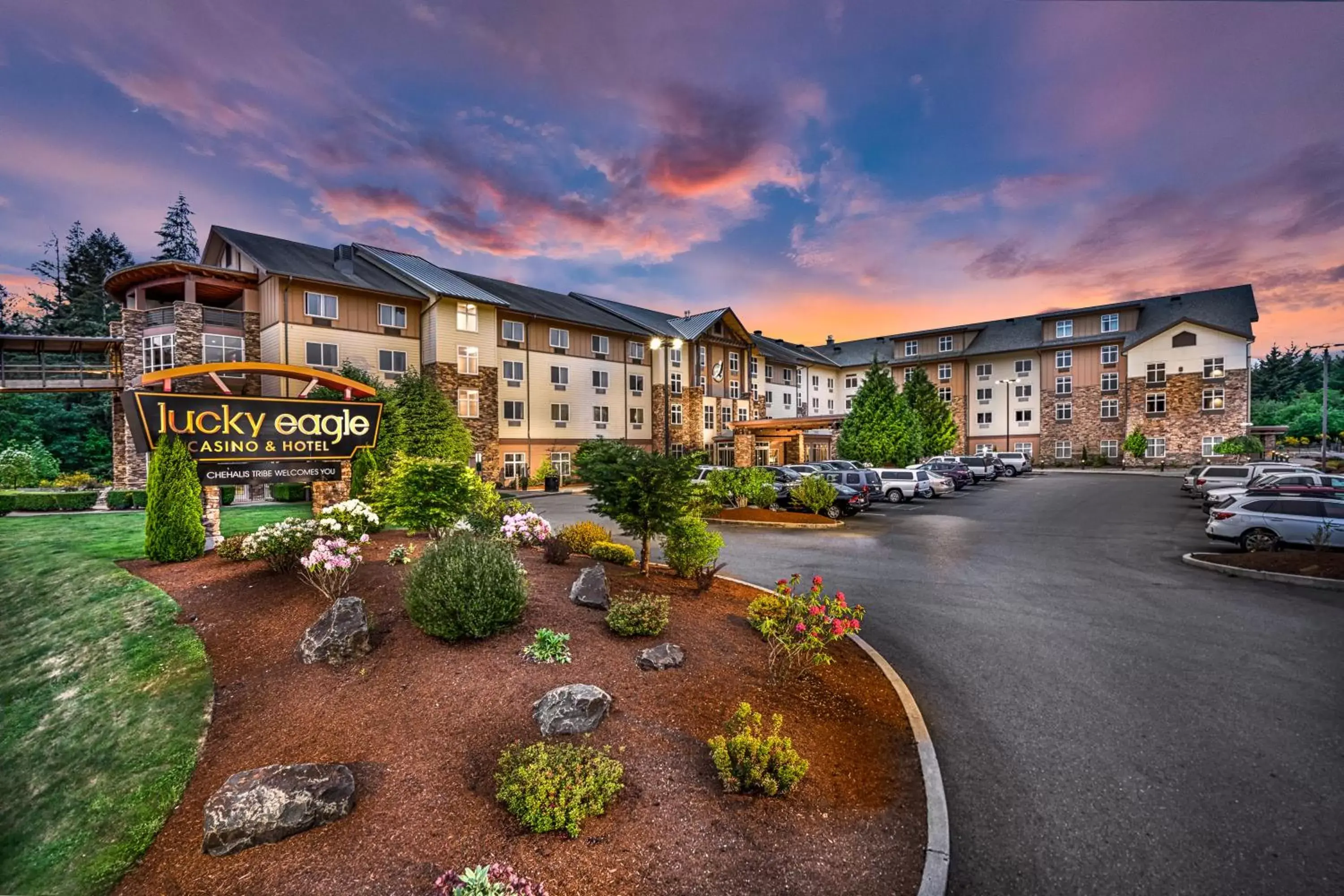 Facade/entrance in Lucky Eagle Casino & Hotel (Washington) Facade/entrance in Lucky Eagle Casino & Hotel (Washington)