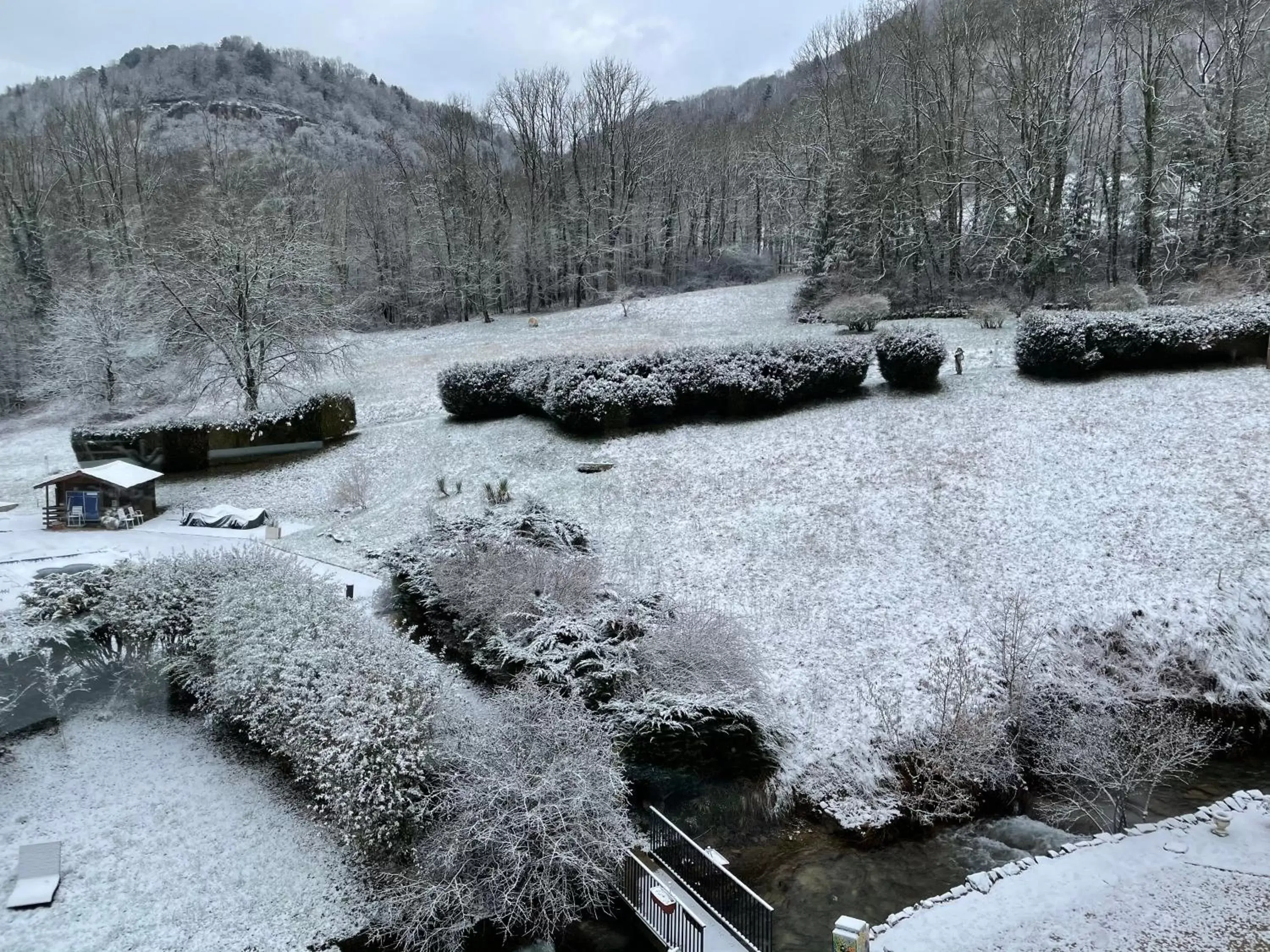 Winter in Domaine Du Moulin Vallée Heureuse