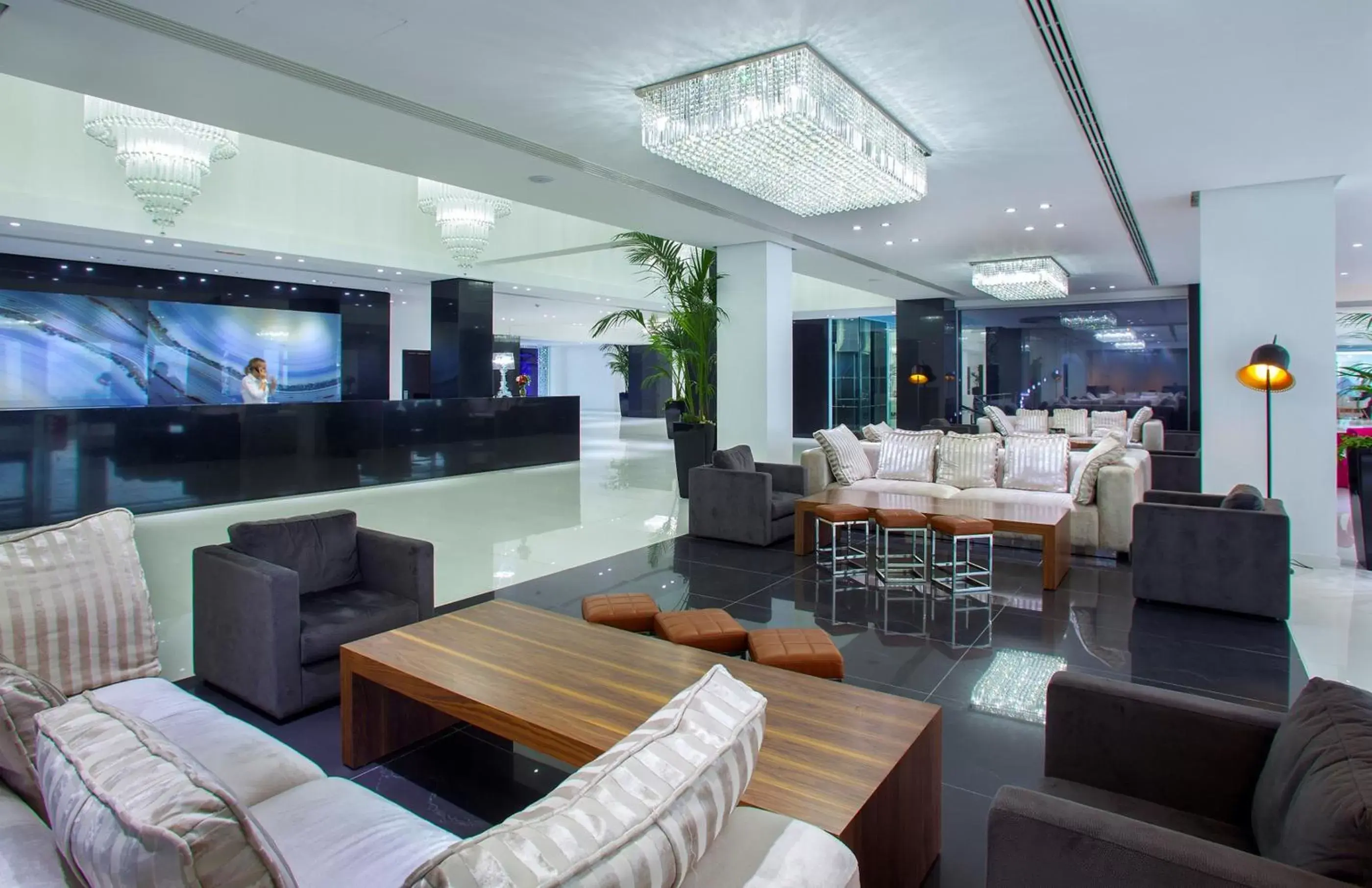 Lobby or reception in King Evelthon Beach Hotel & Resort
