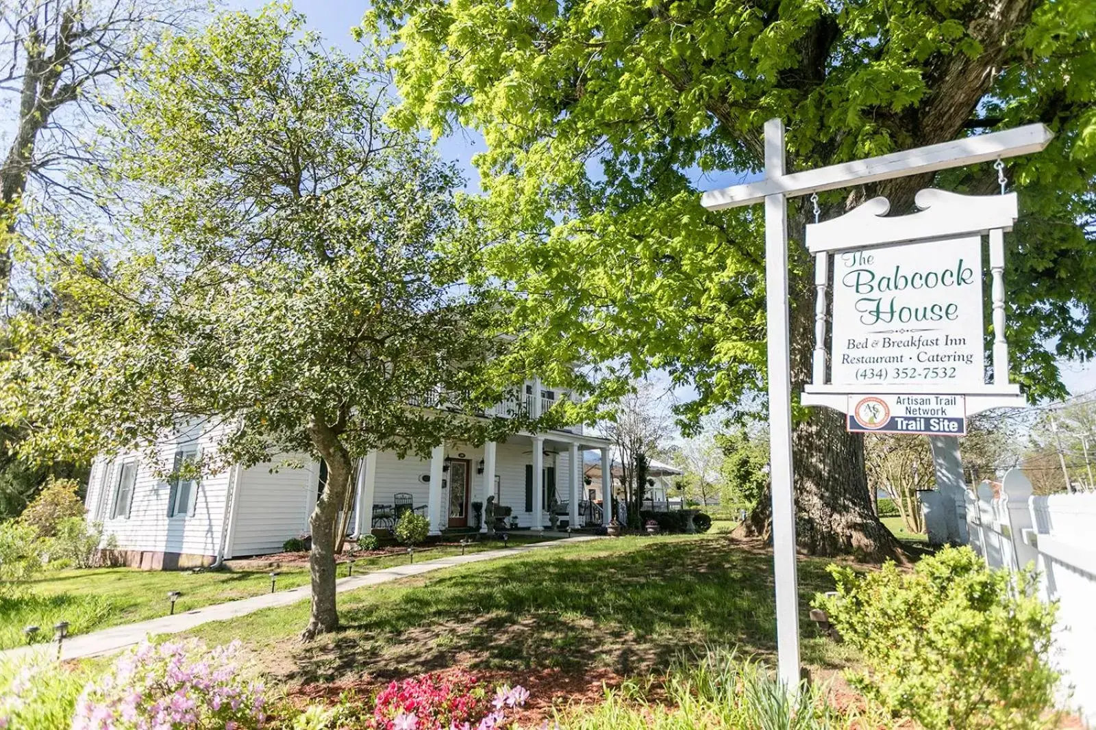 Property logo or sign in The Babcock House