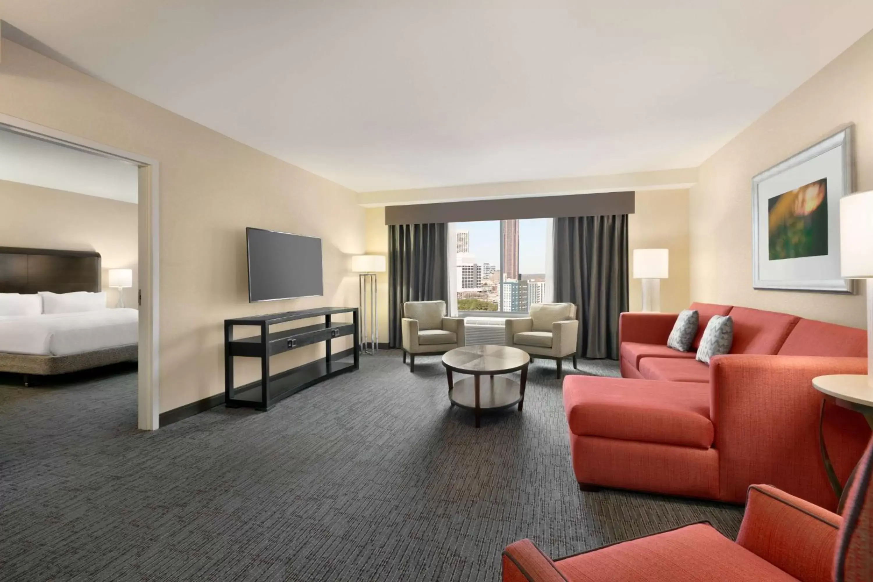 Bedroom, Seating Area in Hilton Garden Inn Atlanta Downtown
