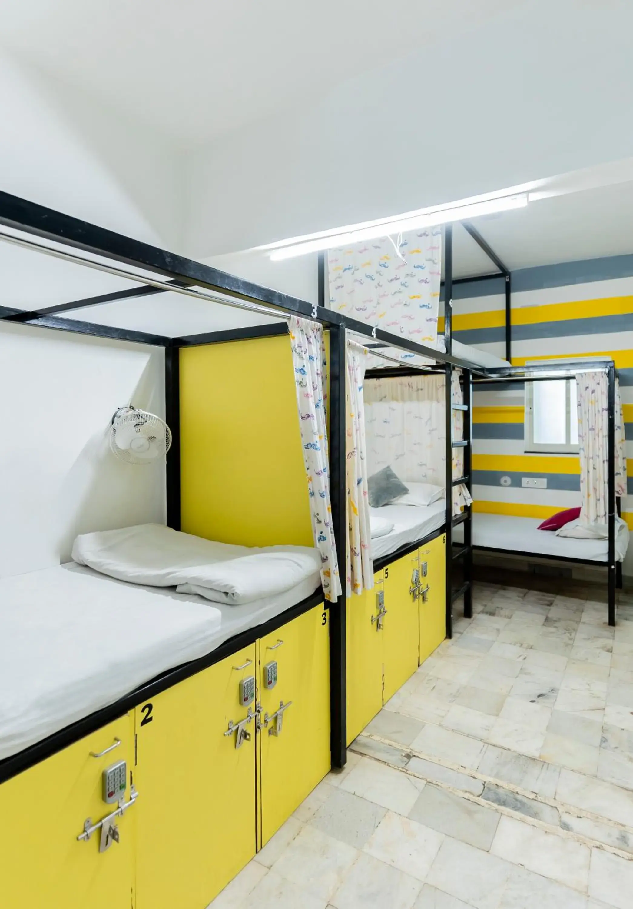 Bed, Bunk Bed in Moustache Hostel Udaipur