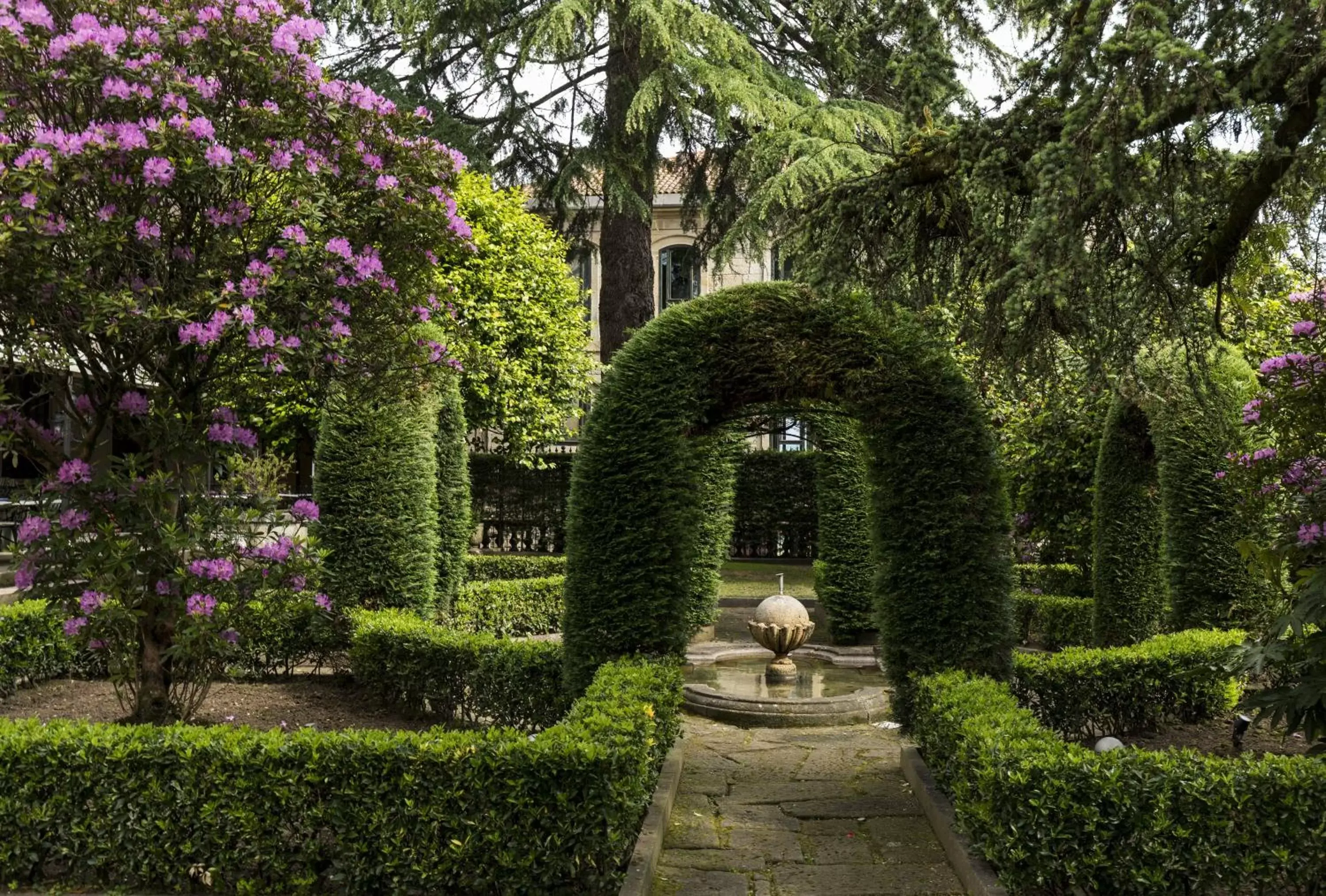 Garden in Parador de Pontevedra