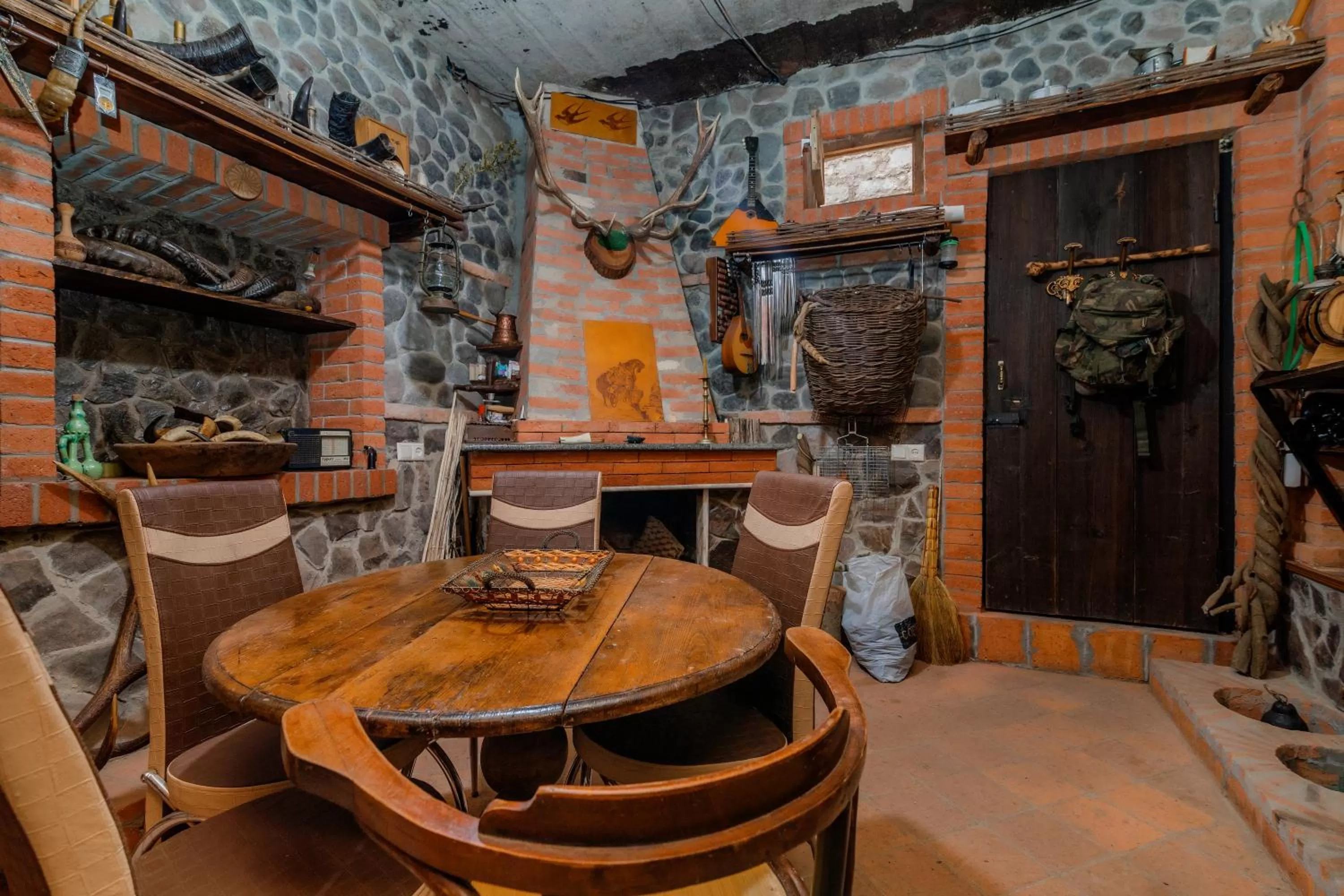 Lounge or bar in Borjomi Villa Roma