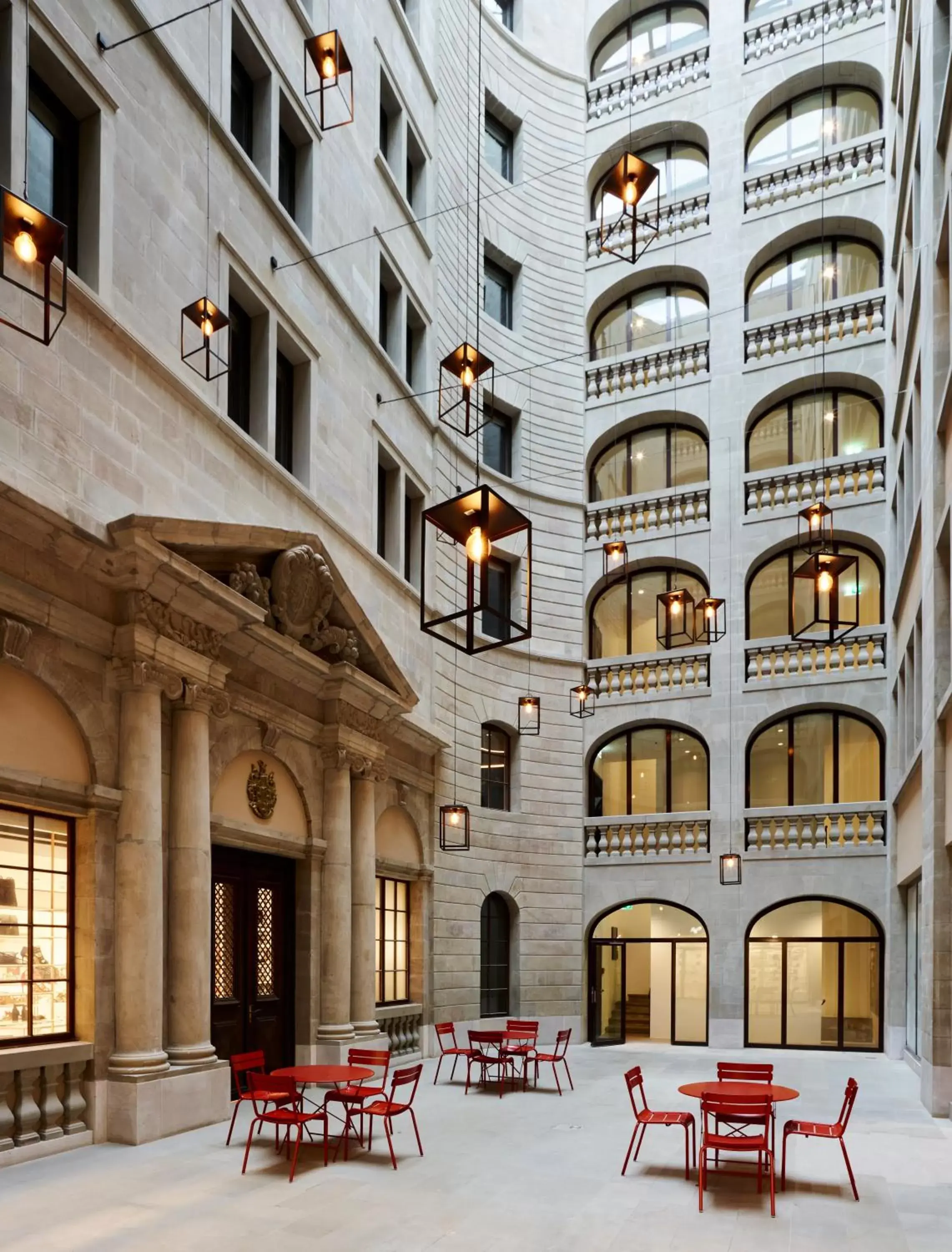 Inner courtyard view, Property Building in citizenM Geneva