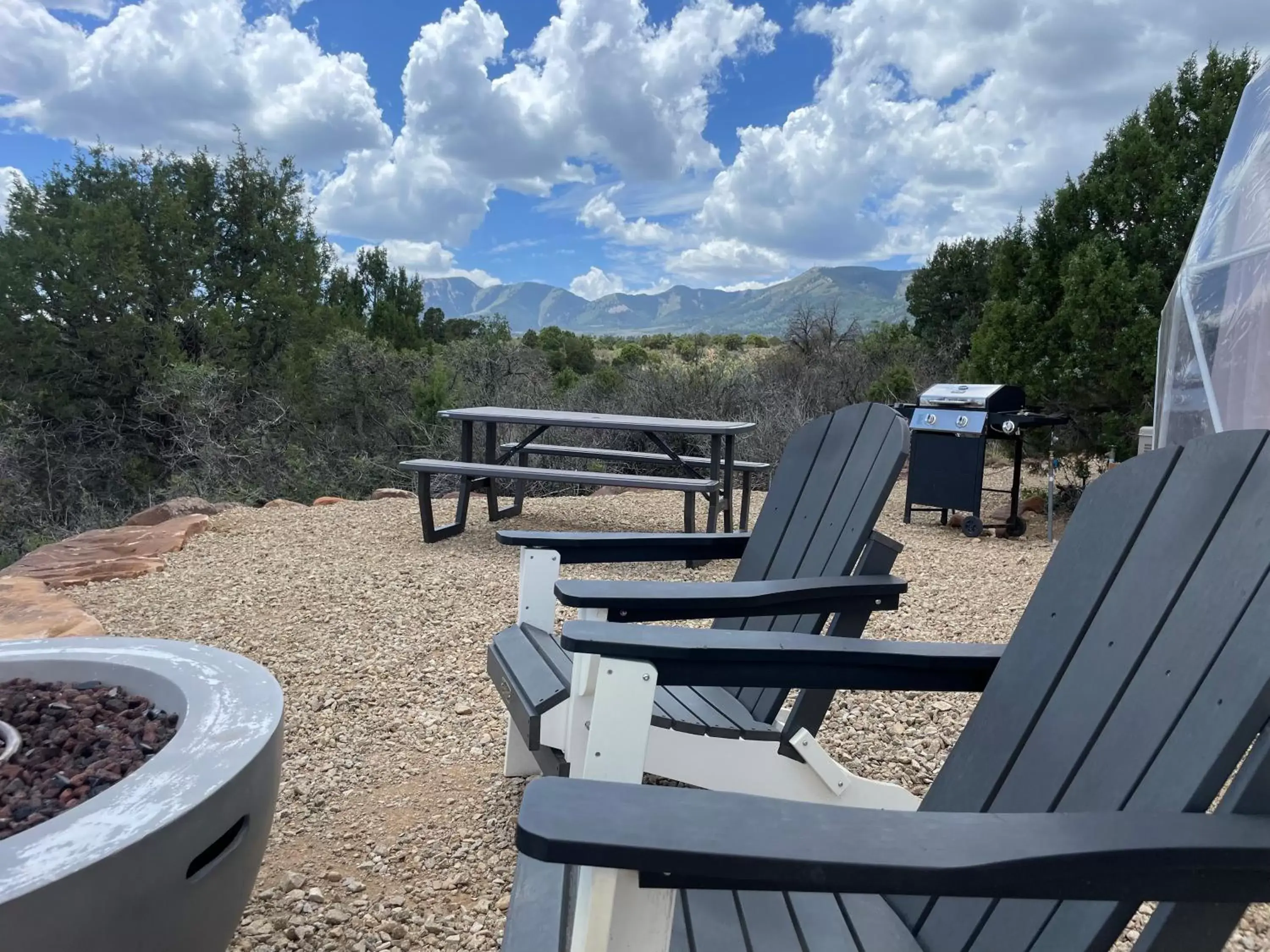 Natural landscape in Canyon Rim Domes - A Luxury Glamping Experience!!